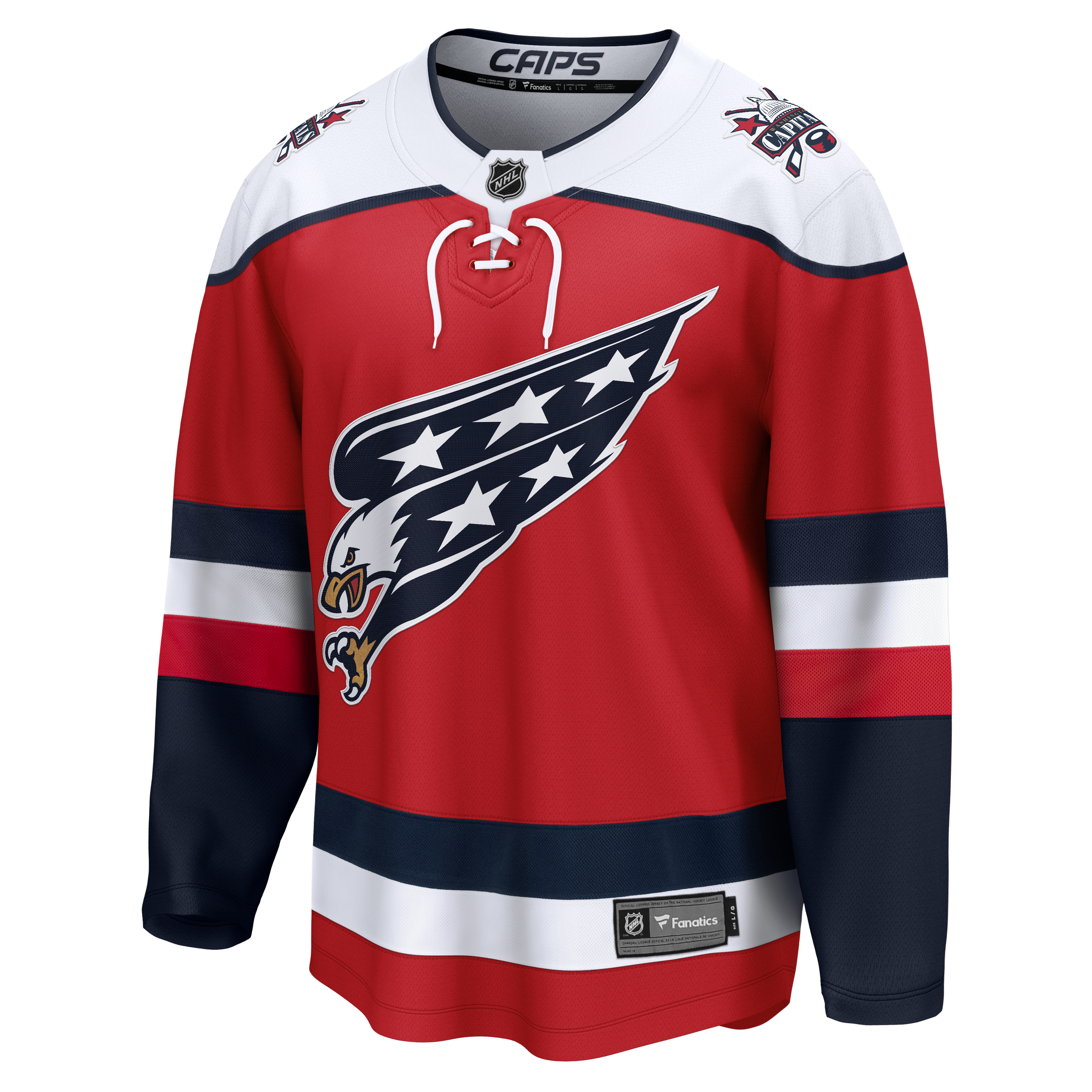 Washington Capitals Fanatics Alternate Breakaway Jersey – Red Clowdercats