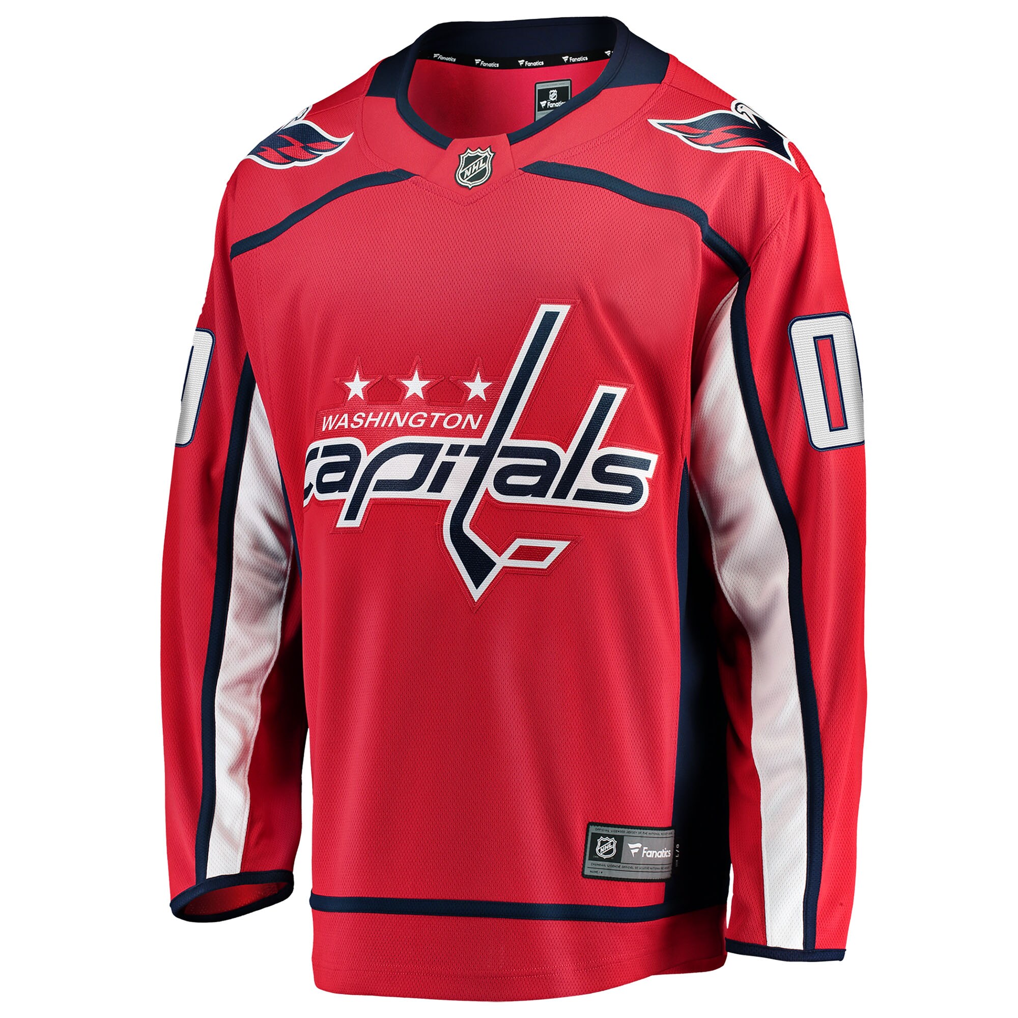 Washington Capitals Fanatics Home Breakaway Custom Jersey – Red Clowdercats