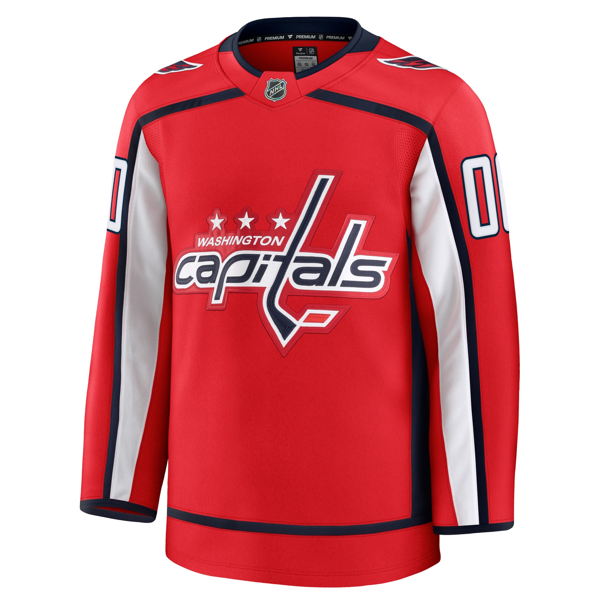 Washington Capitals Fanatics Home Premium Custom Jersey – Red Clowdercats