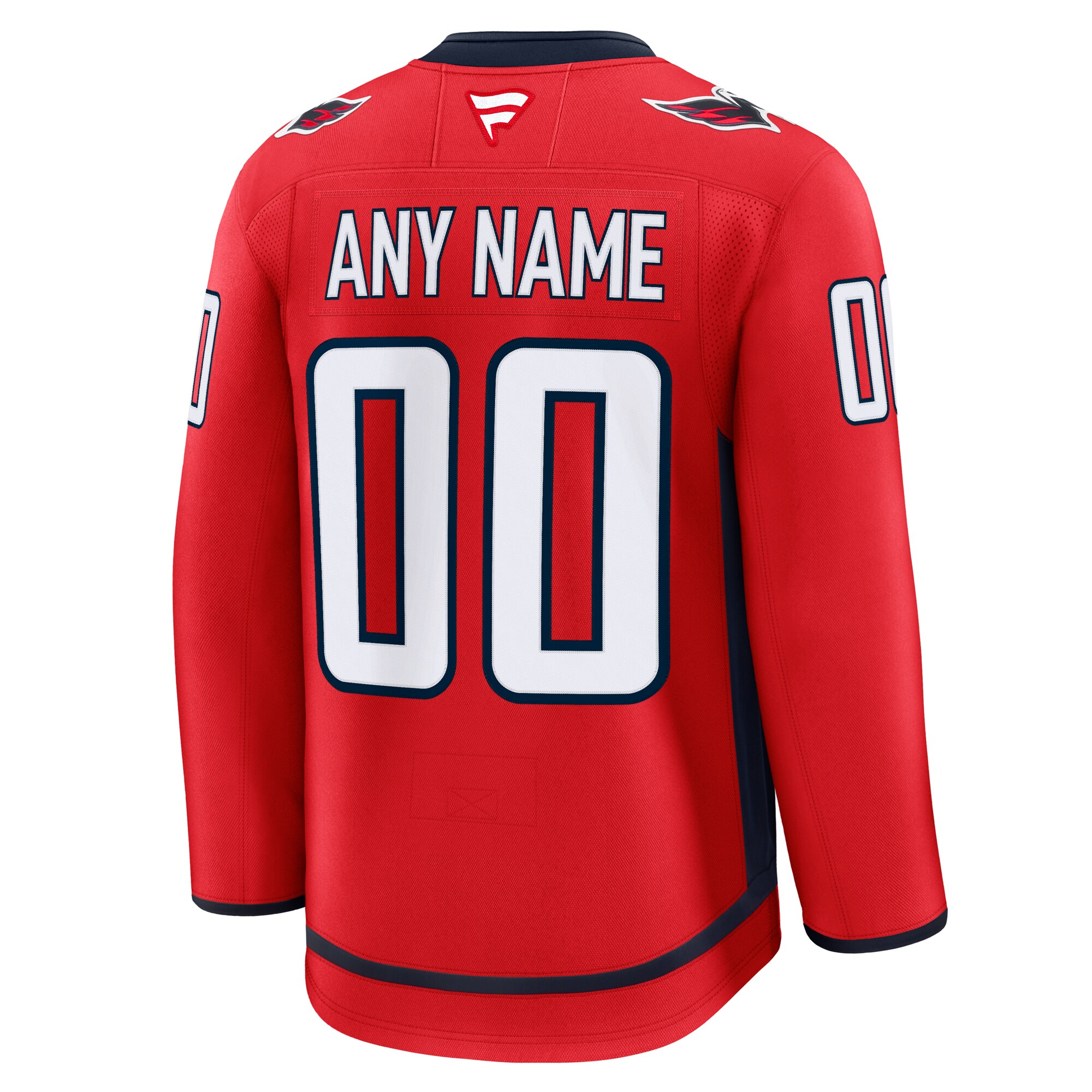 Washington Capitals Fanatics Home Premium Custom Jersey – Red Clowdercats