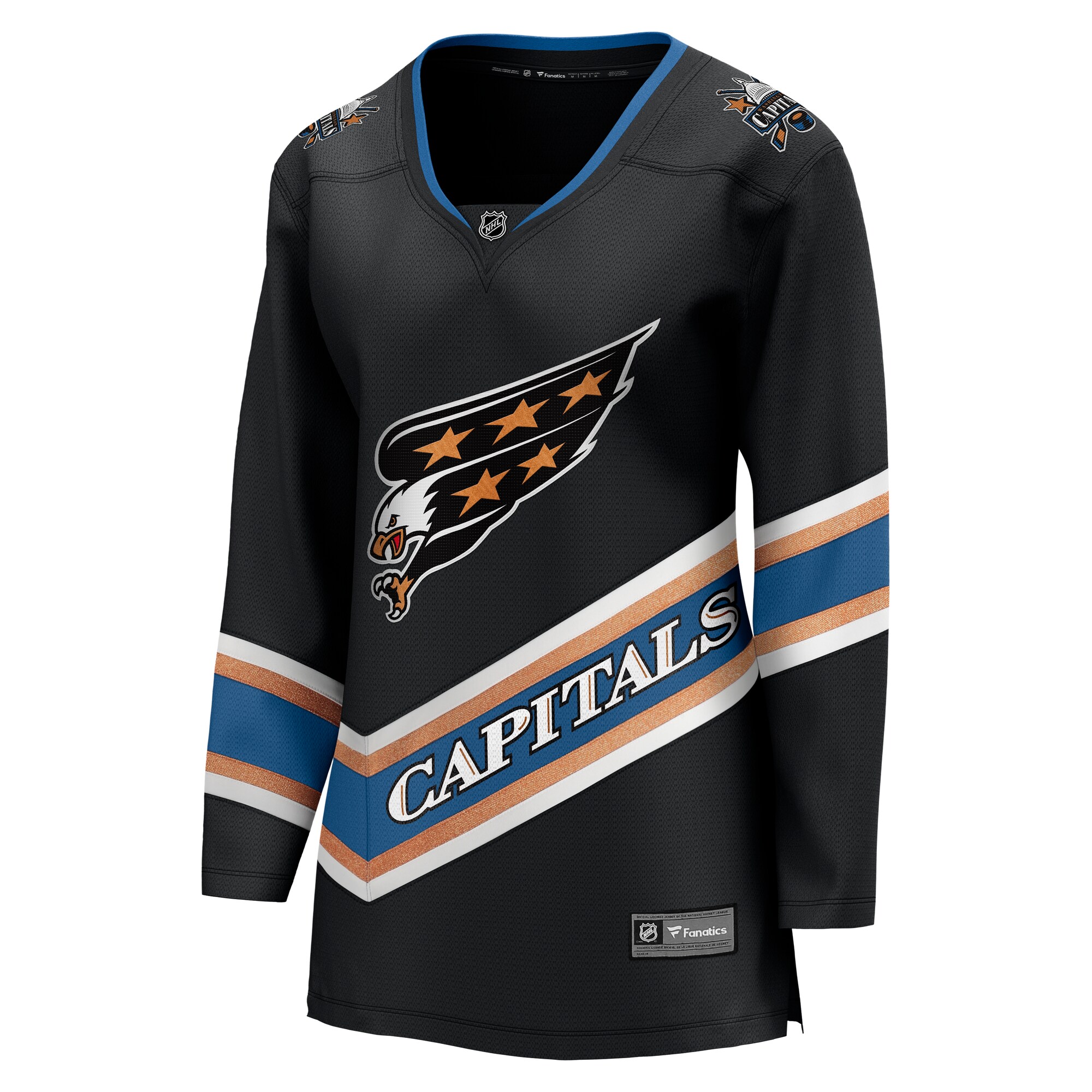 Washington Capitals Fanatics Women’s Alternate 50th Anniversary Breakaway Jersey – Black Clowdercats