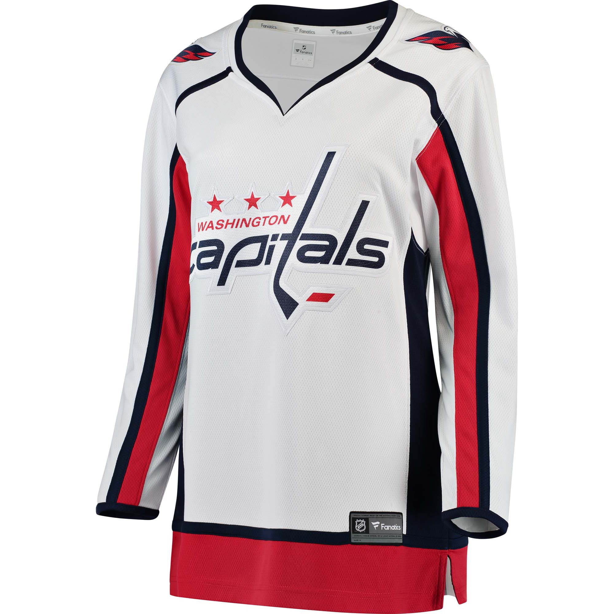 Washington Capitals Fanatics Women’s Away Breakaway Jersey – White Clowdercats