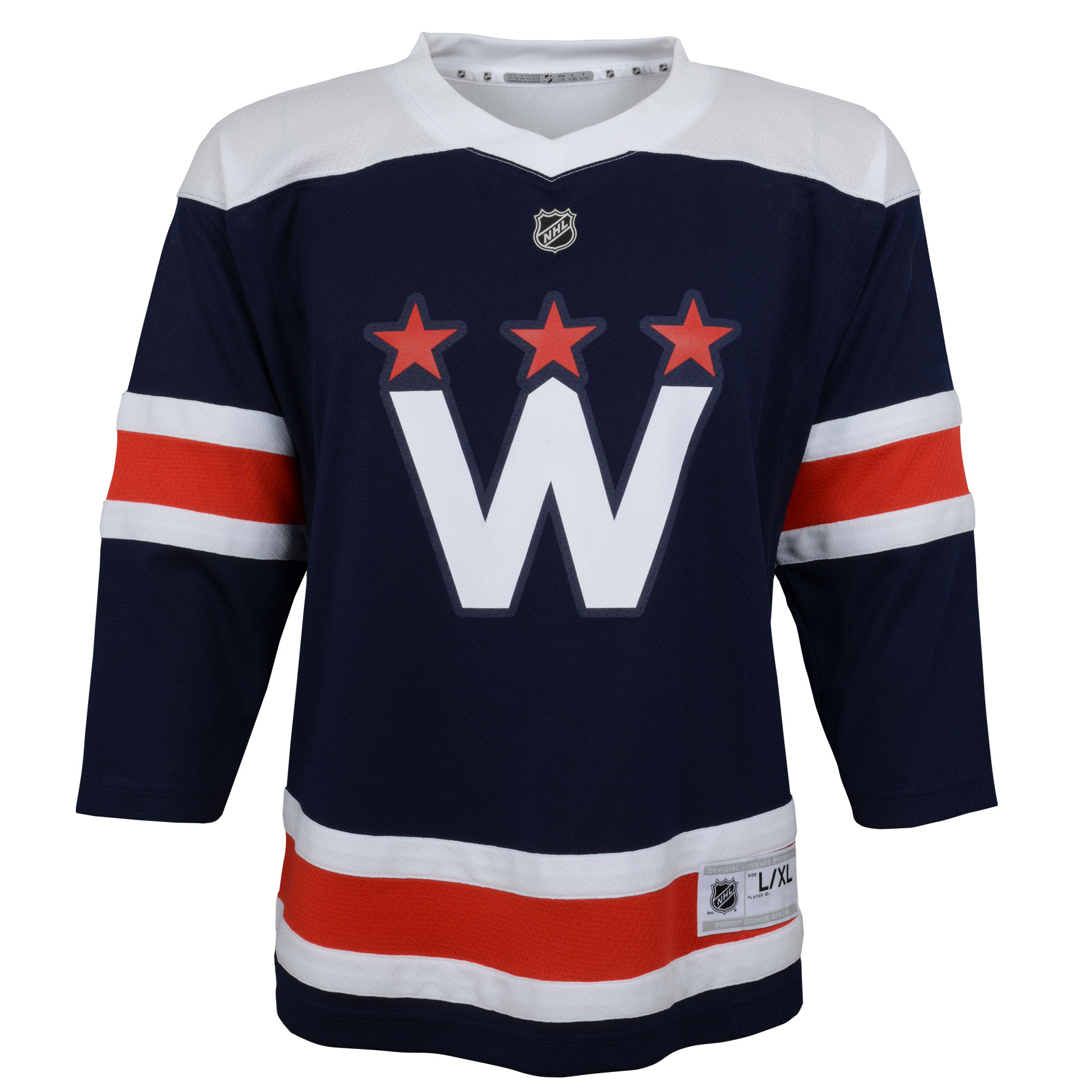Washington Capitals Youth 2020/21 Alternate Replica Jersey – Navy Clowdercats