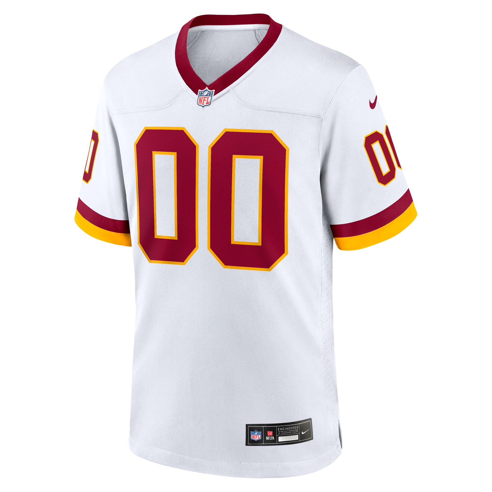Washington Commanders Nike Game Super Bowl Era Custom Jersey – White Clowdercats