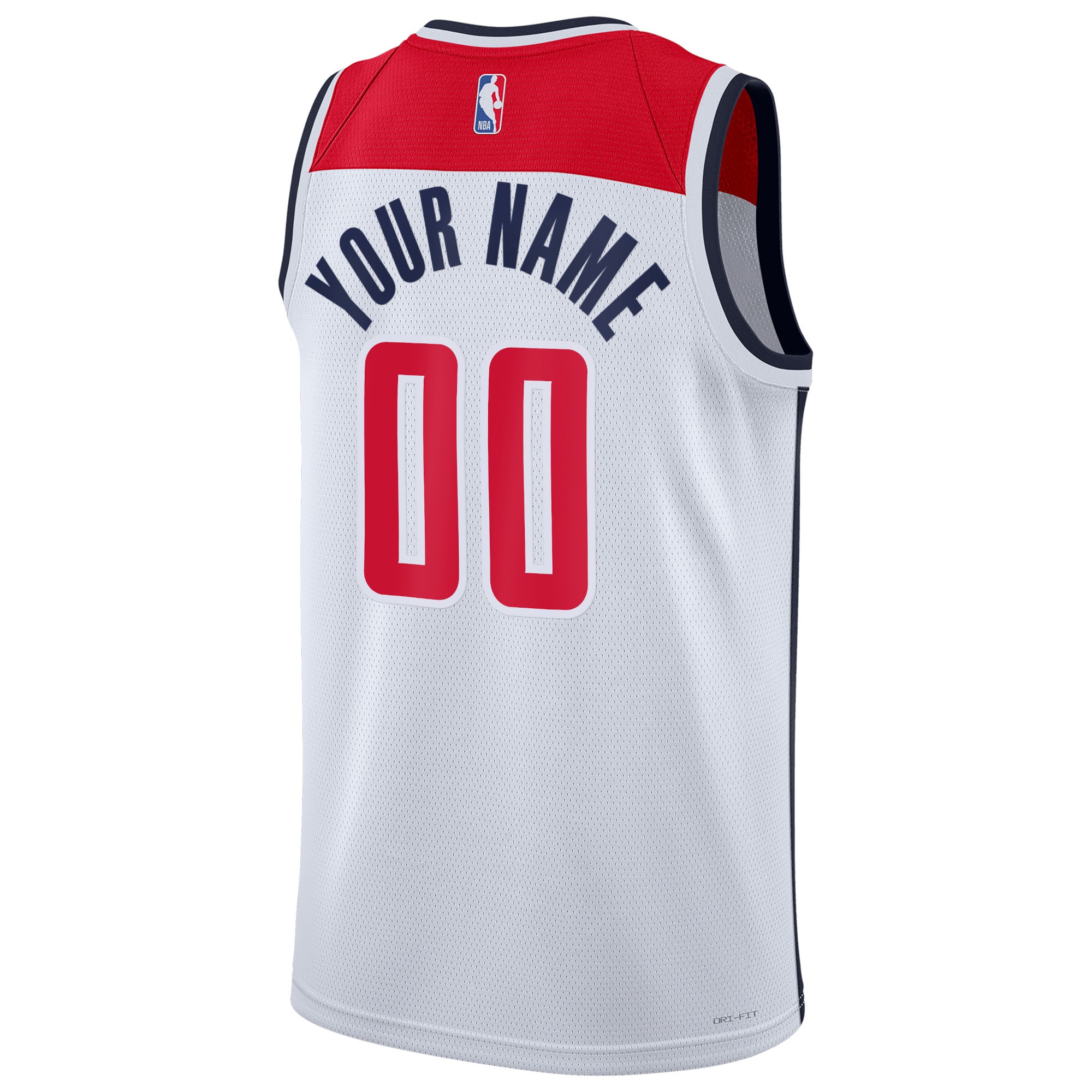 Washington Wizards Nike Unisex Swingman Custom Jersey White – Association Edition Clowdercats