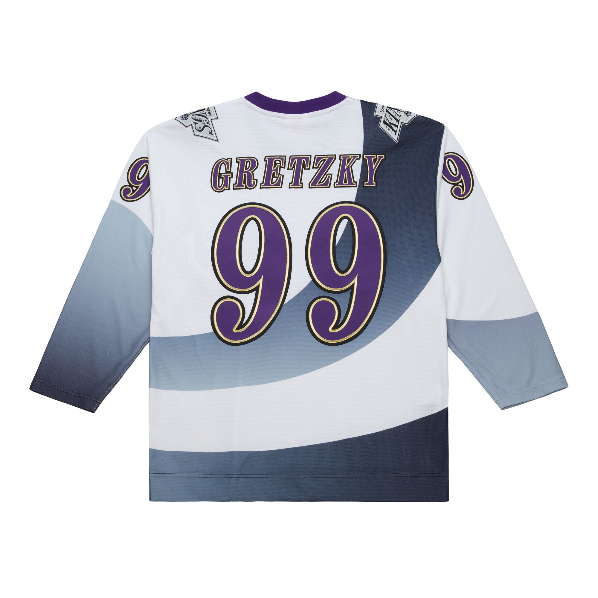 Wayne Gretzky Los Angeles Kings Mitchell & Ness 1995-96 Power Play Jersey – White Clowdercats