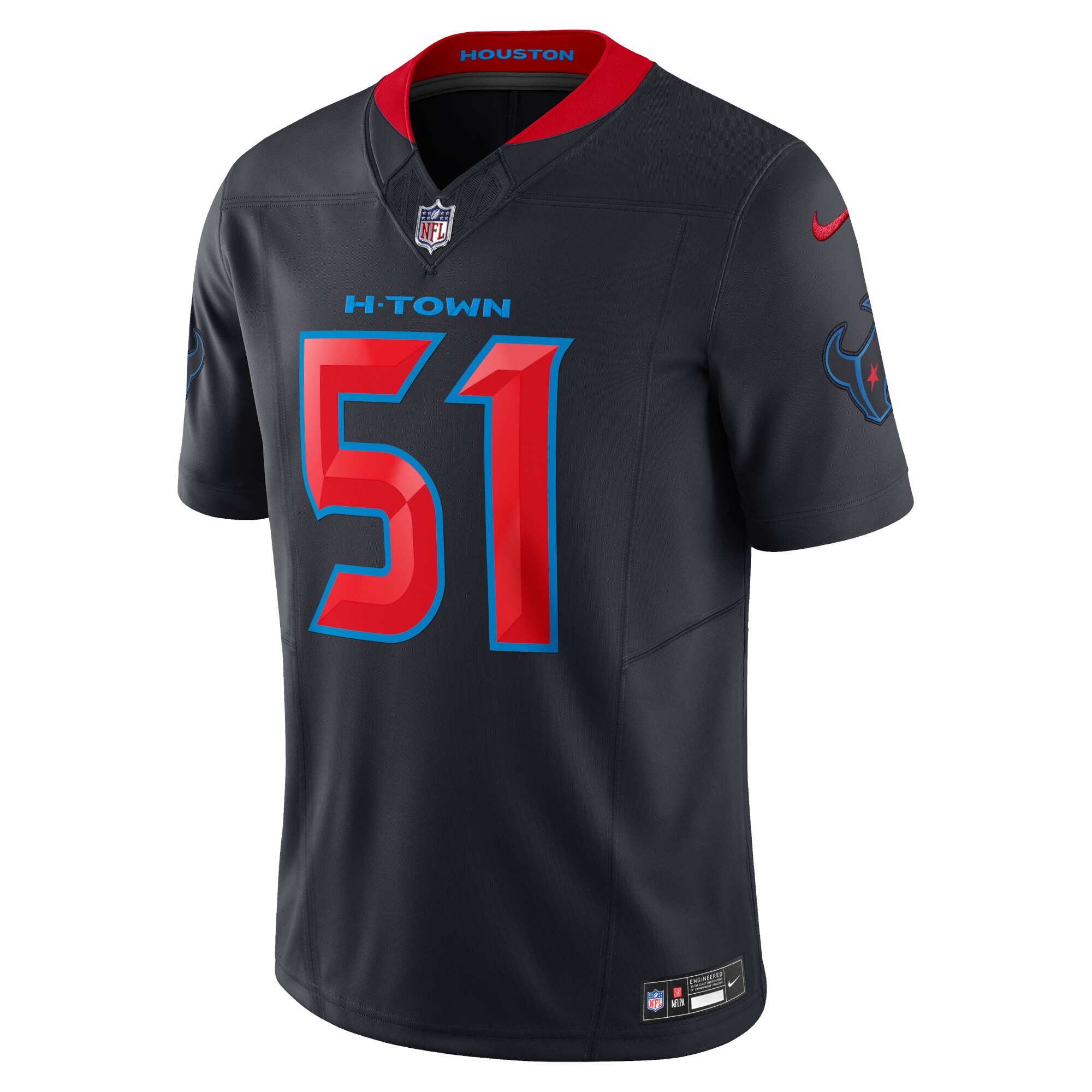 Will Anderson Jr. Houston Texans Nike 2nd Alternate Vapor F.U.S.E. Limited Jersey – Navy Clowdercats
