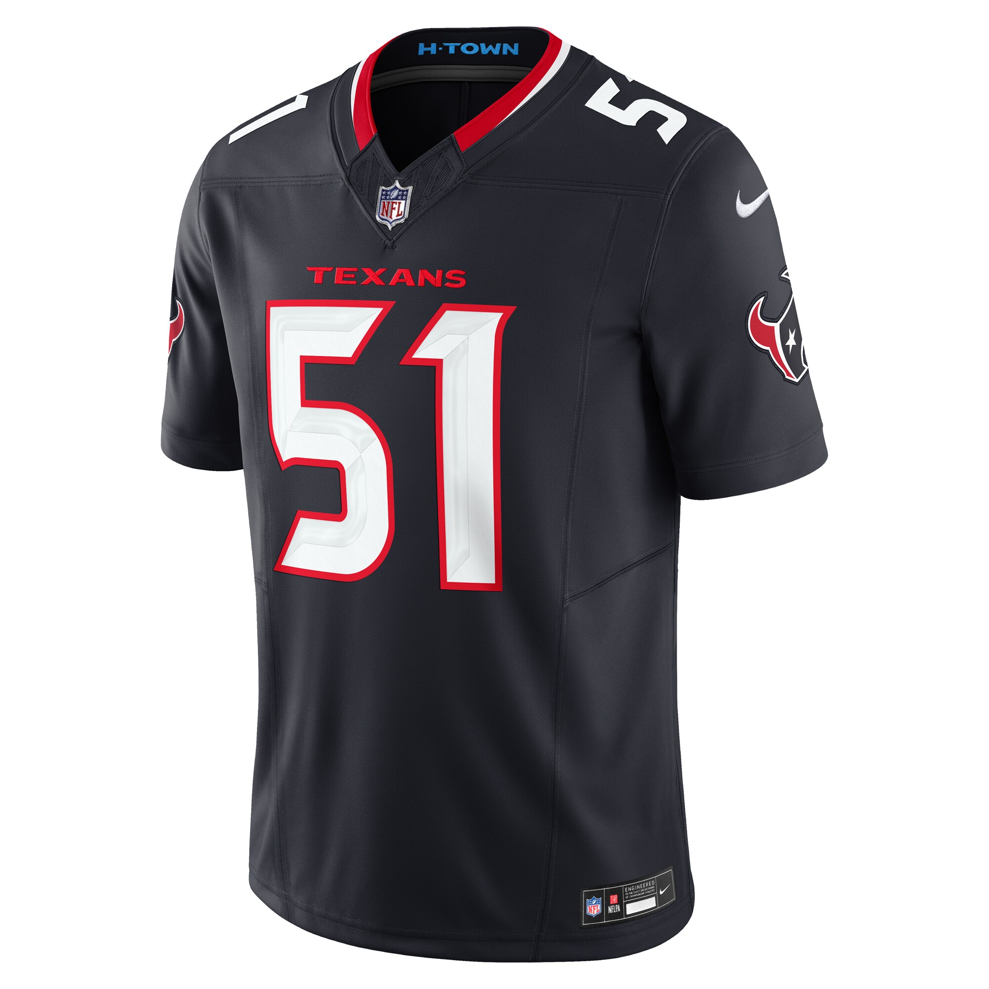 Will Anderson Jr. Houston Texans Nike Vapor F.U.S.E. Limited Jersey – Navy Clowdercats