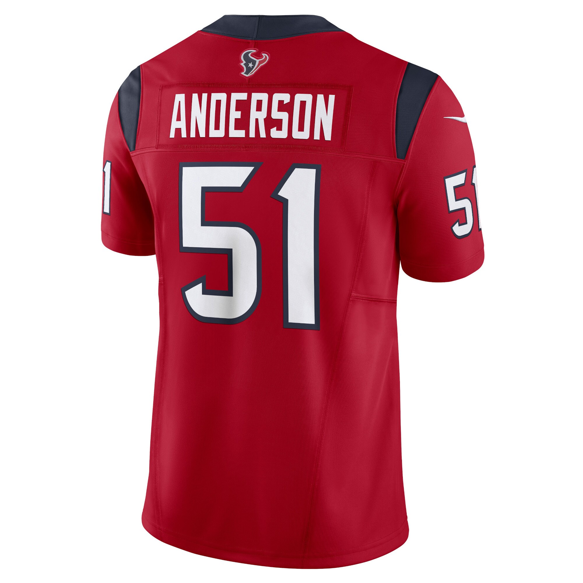 Will Anderson Jr. Houston Texans Nike Vapor F.U.S.E. Limited Jersey – Red Clowdercats