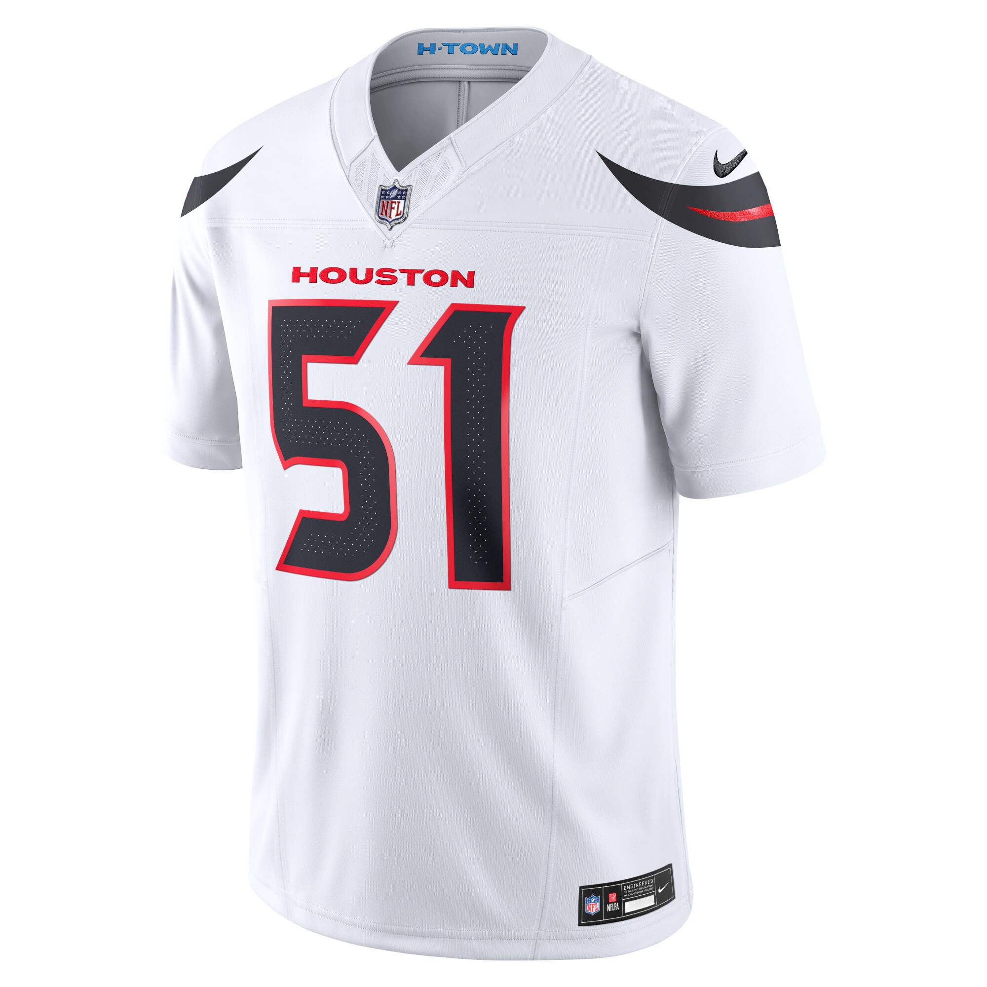 Will Anderson Jr. Houston Texans Nike Vapor F.U.S.E. Limited Jersey – White Clowdercats