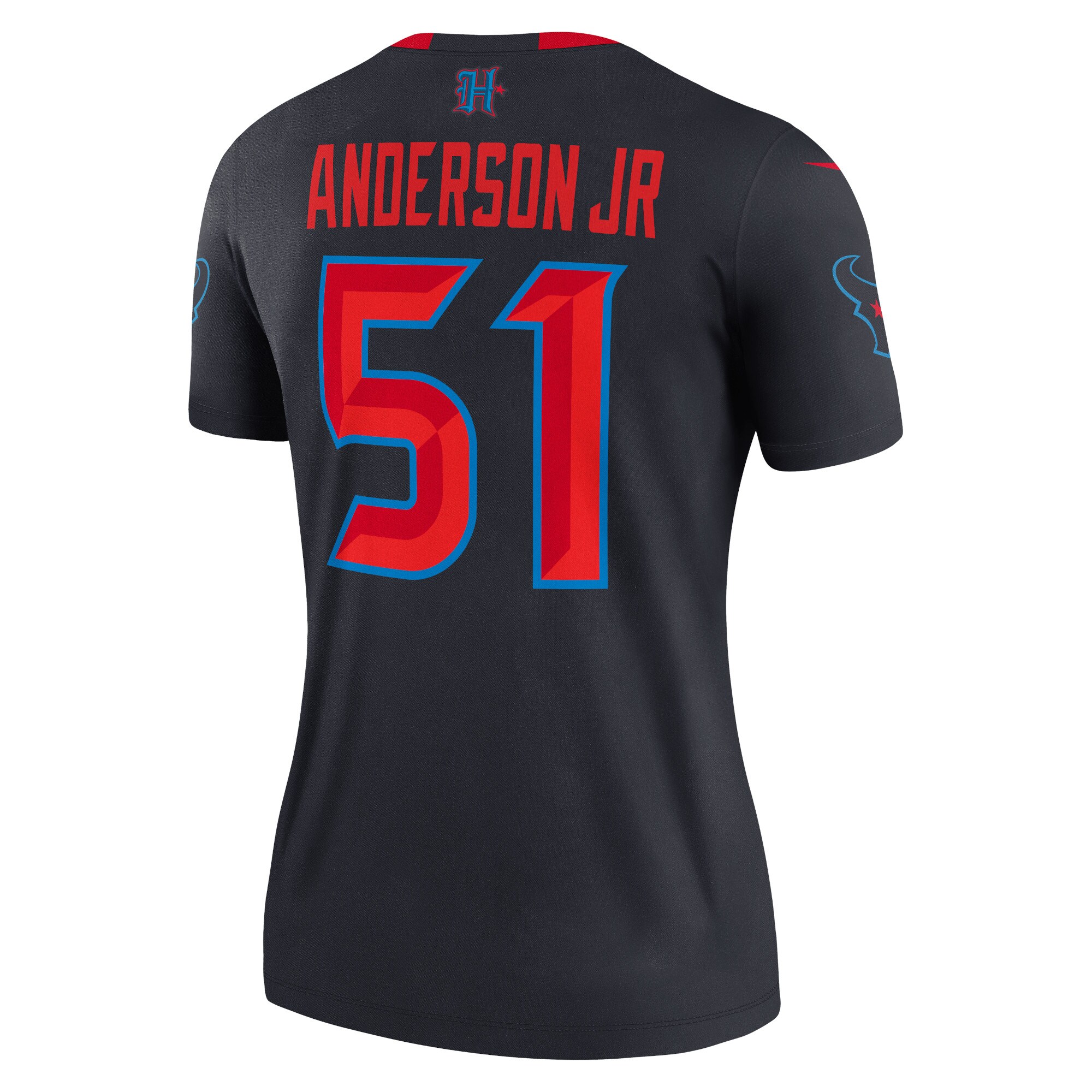 Will Anderson Jr. Houston Texans Nike Women’s Alternate Legend Player Performance Top – Navy Clowdercats
