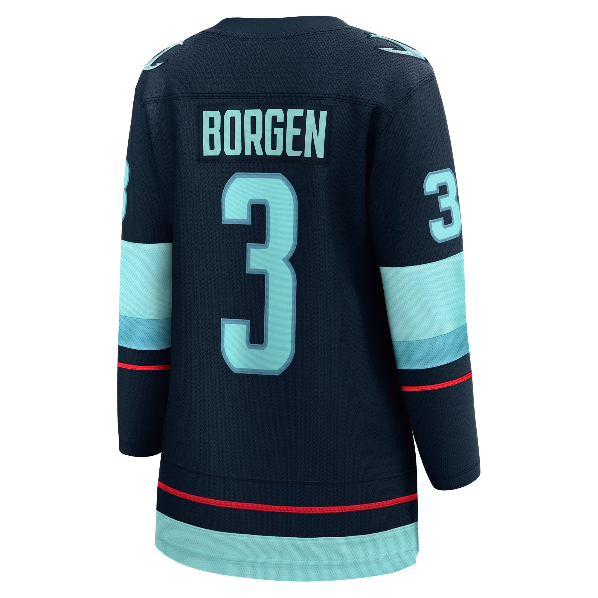 Will Borgen Seattle Kraken Fanatics Women’s Home Breakaway Player Jersey – Deep Sea Blue Clowdercats