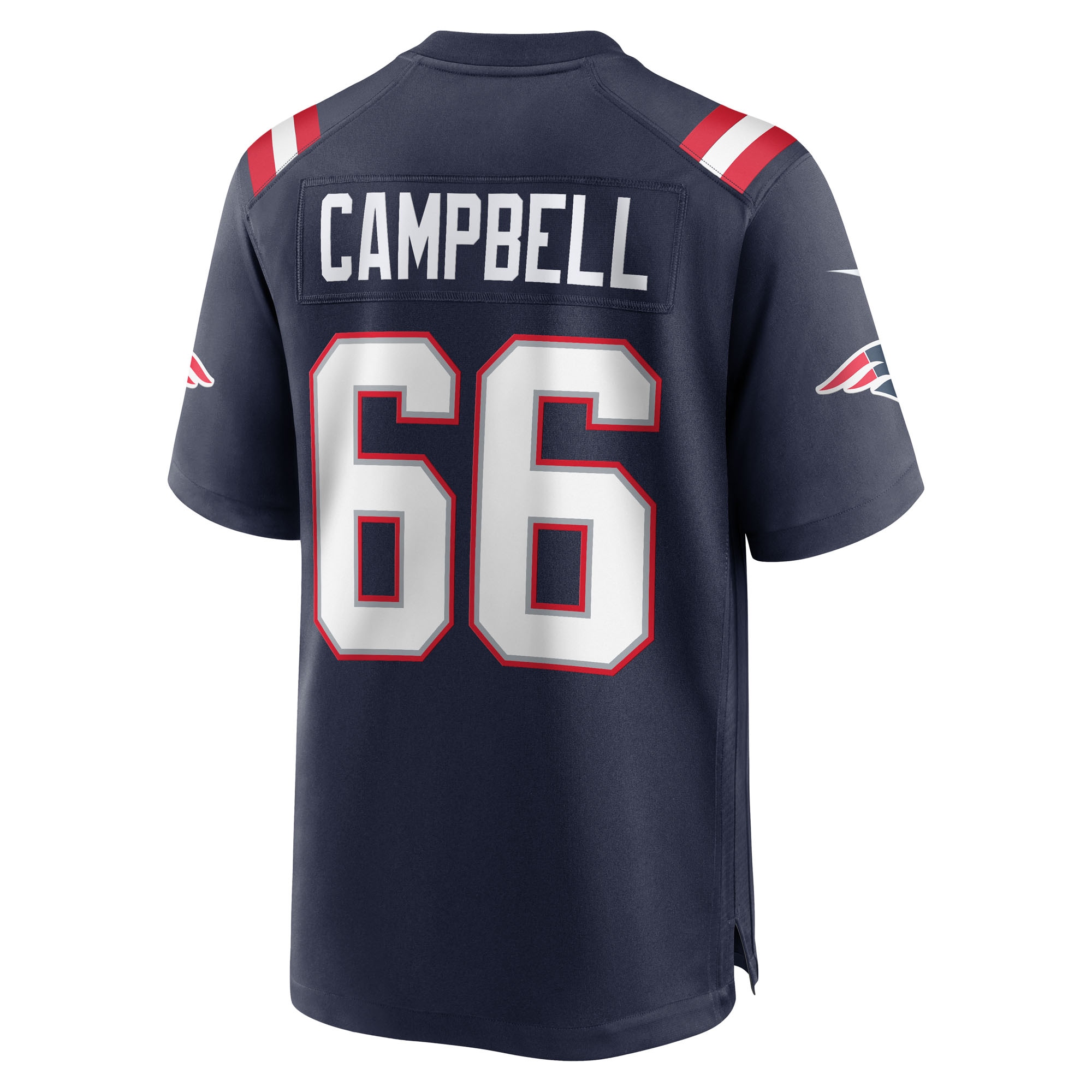 Will Campbell New England Patriots Nike 2025 NFL Draft First Round Pick Game Jersey – Navy Clowdercats
