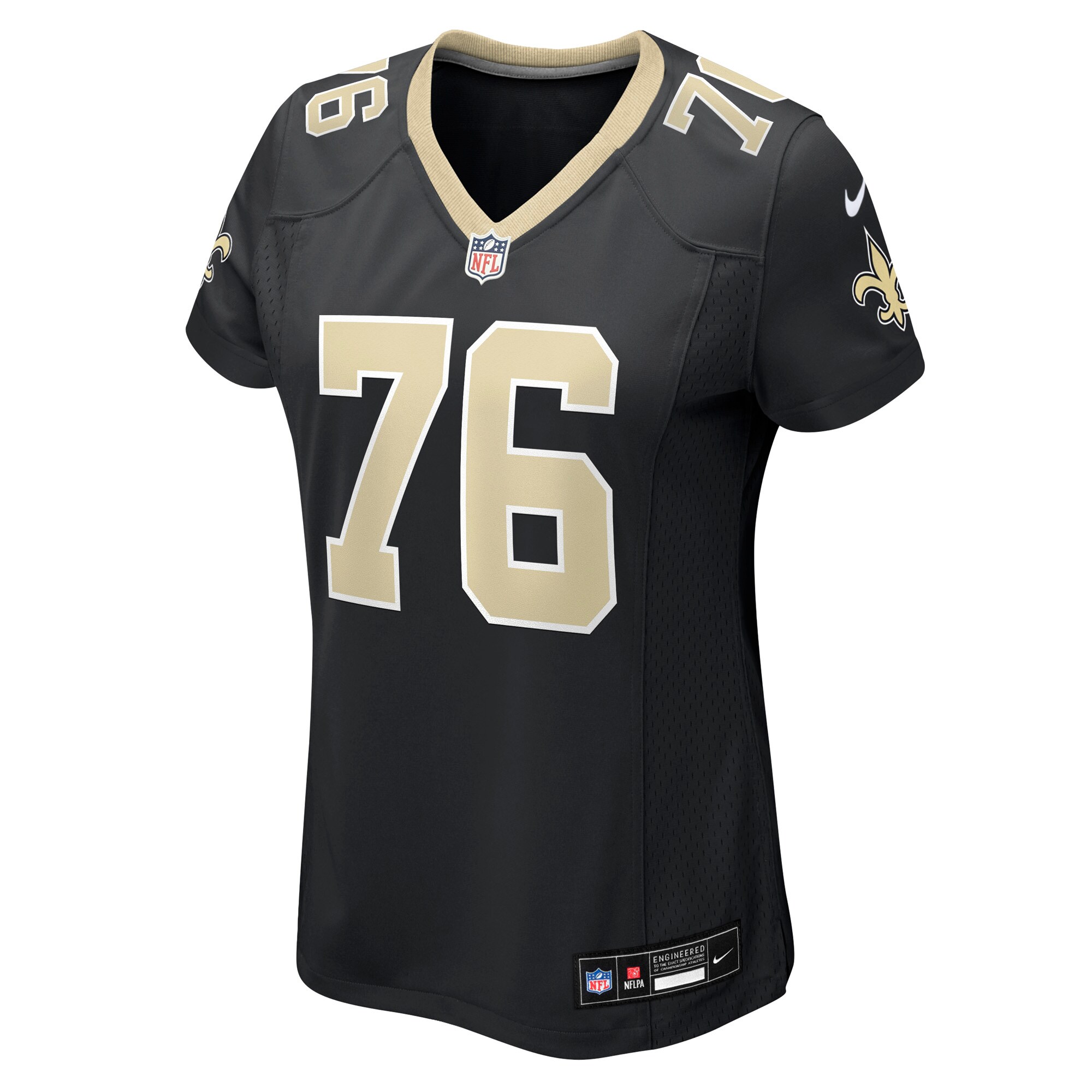 Will Clapp New Orleans Saints Nike Women’s Team Game Jersey – Black Clowdercats