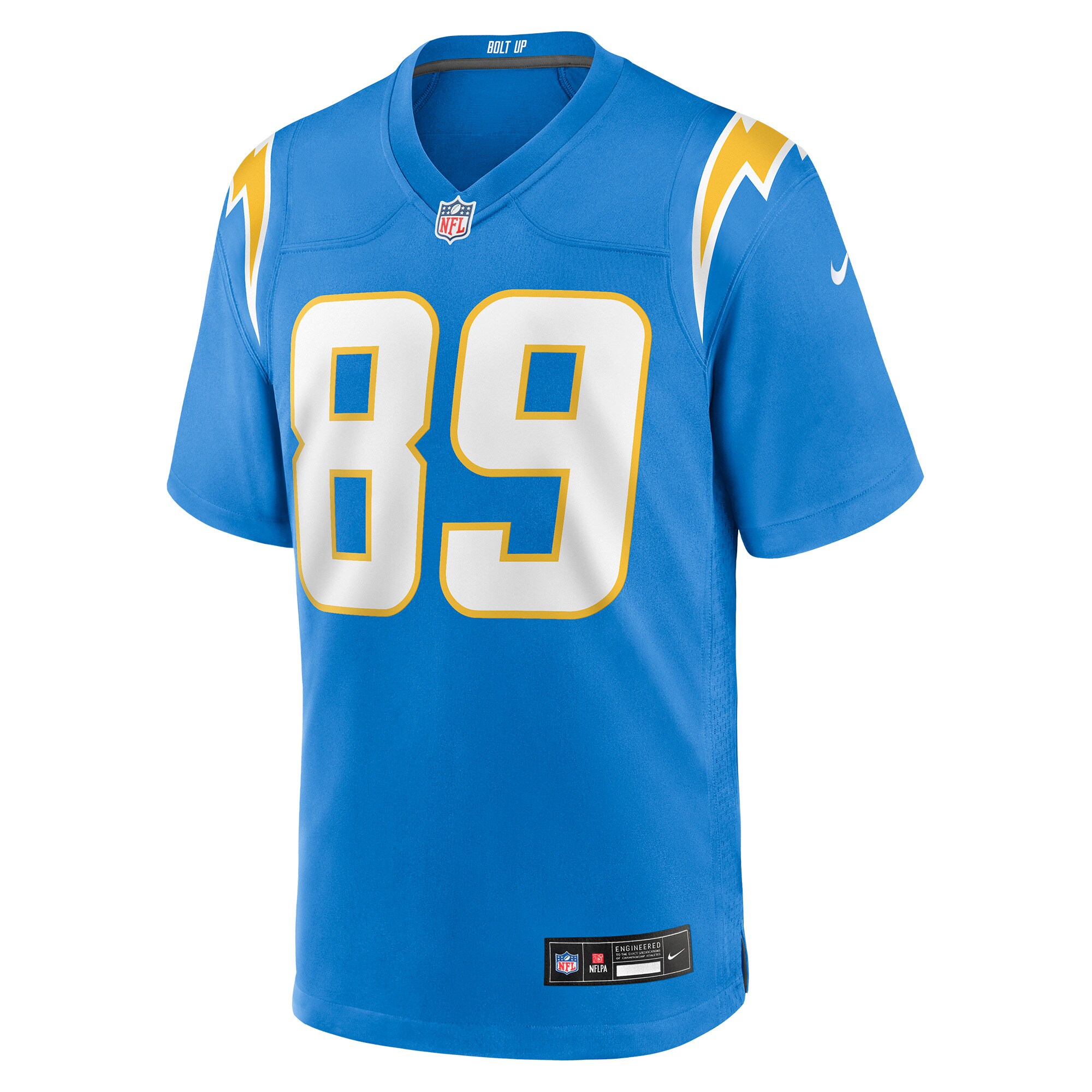 Will Dissly Los Angeles Chargers Nike Team Game Jersey – Powder Blue Clowdercats