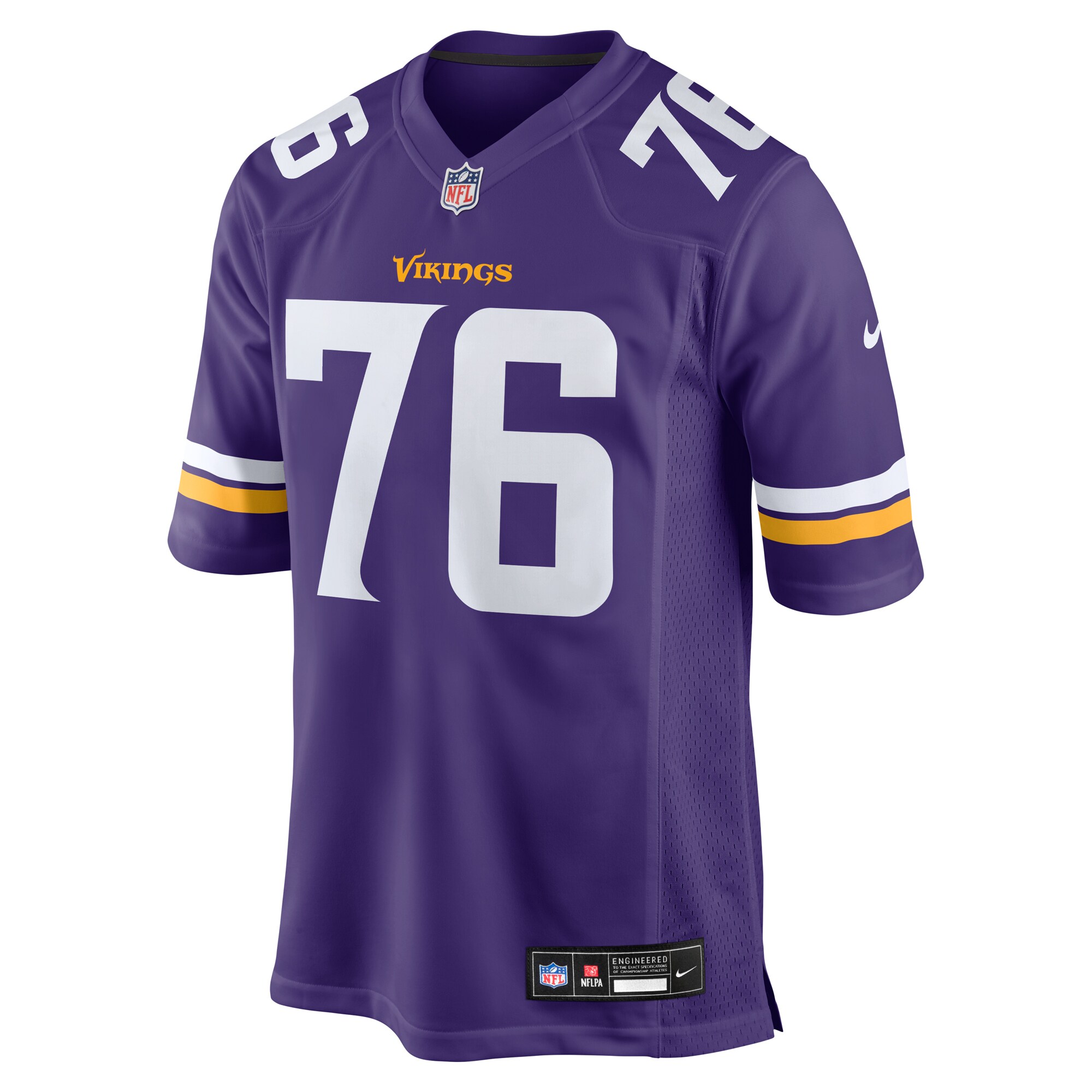 Will Fries Minnesota Vikings Nike Team Game Jersey – Purple Clowdercats