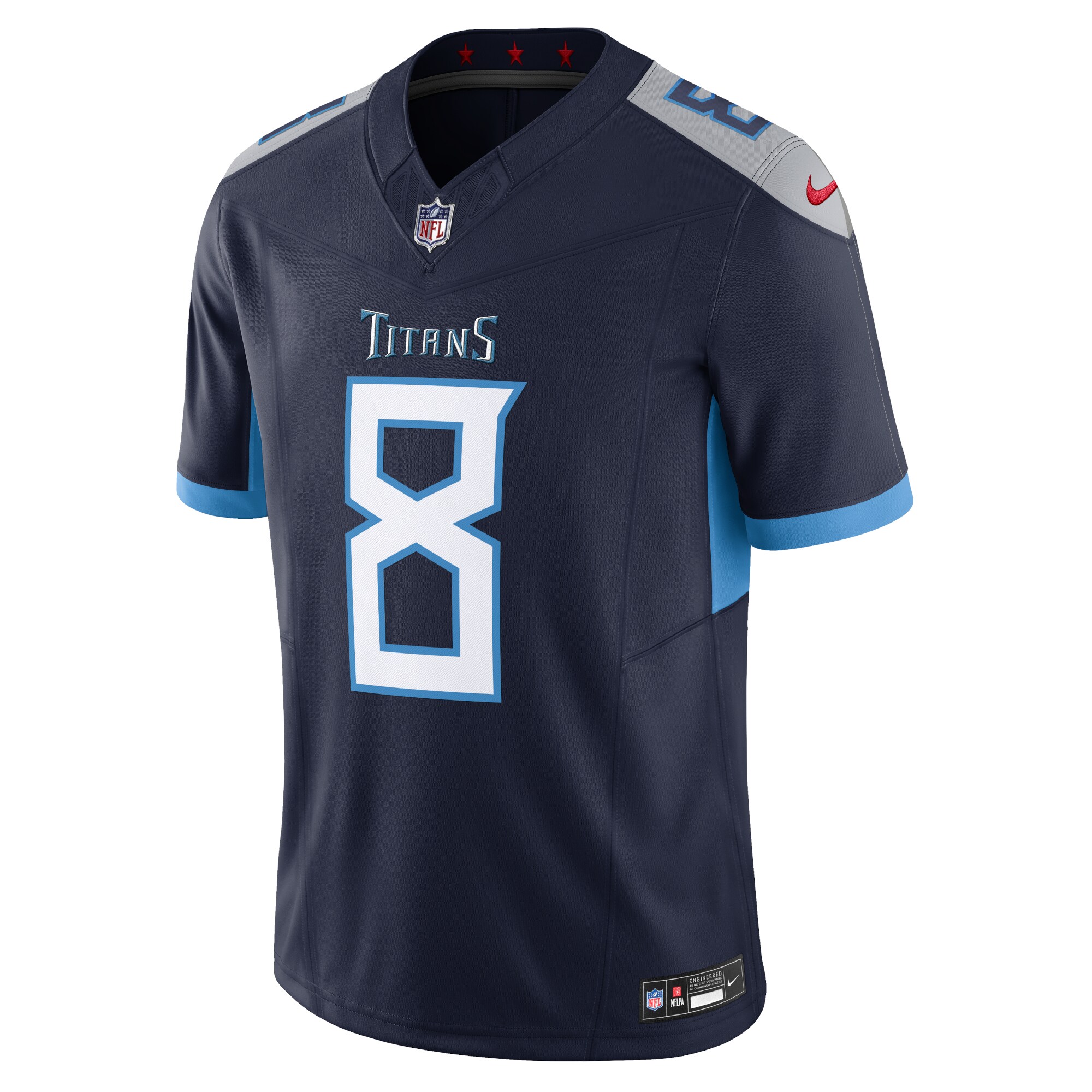 Will Levis Tennessee Titans Nike Vapor F.U.S.E. Limited Jersey – Navy Clowdercats