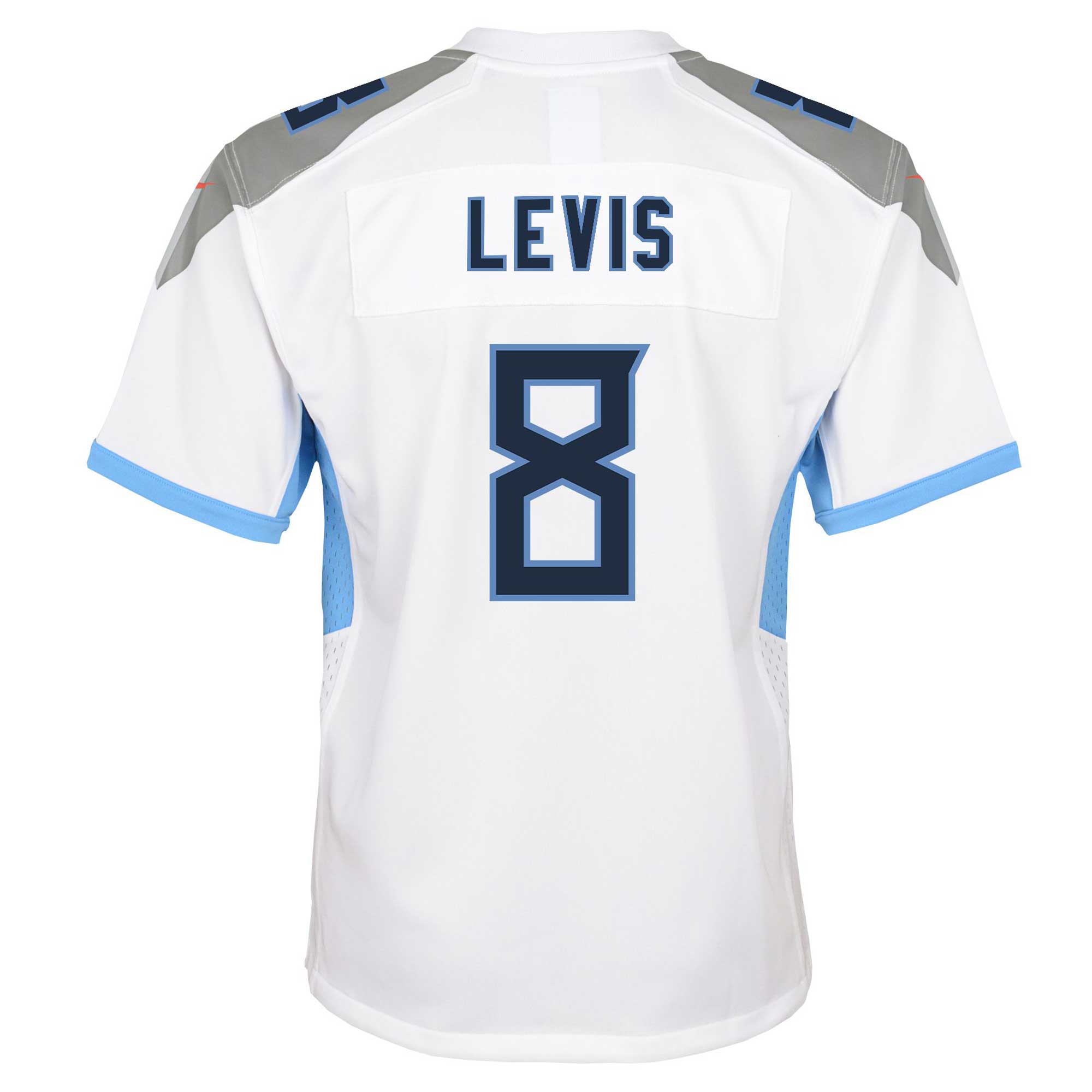 Will Levis Tennessee Titans Nike Youth Game Jersey – White Clowdercats