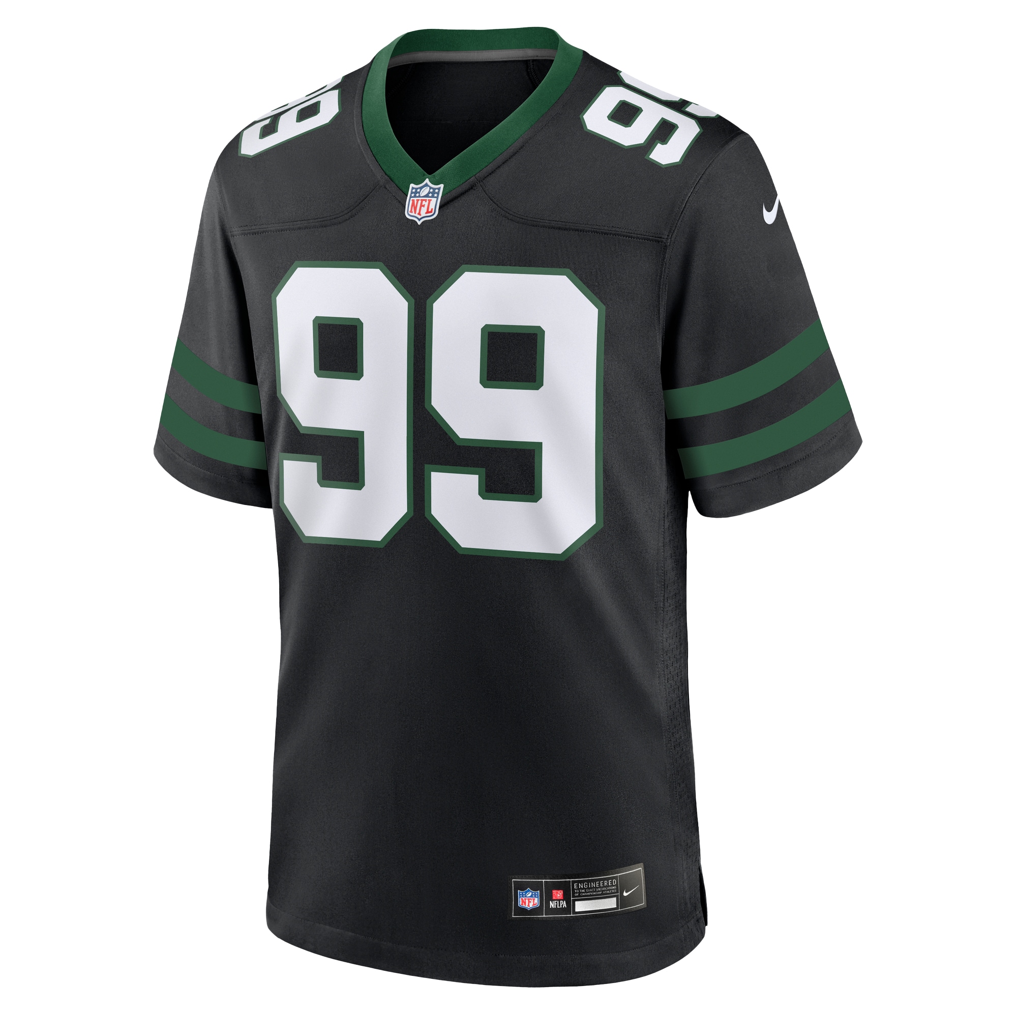 Will McDonald IV New York Jets Nike Alternate Game Jersey – Legacy Black Clowdercats
