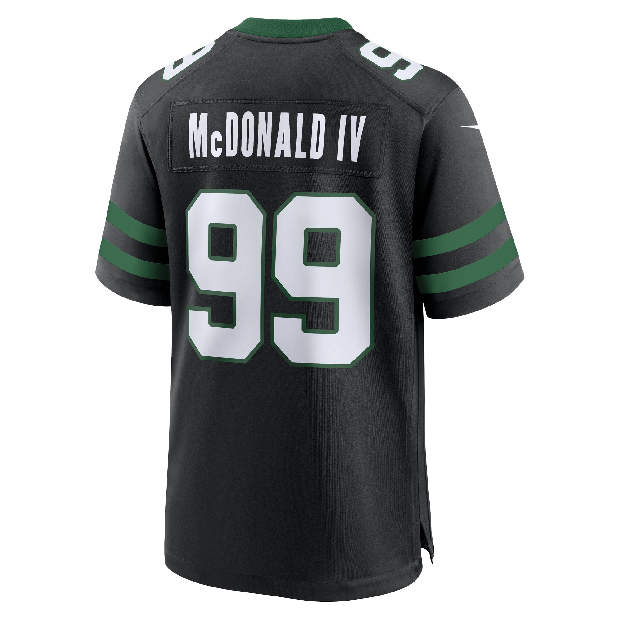 Will McDonald IV New York Jets Nike Alternate Game Jersey – Legacy Black Clowdercats