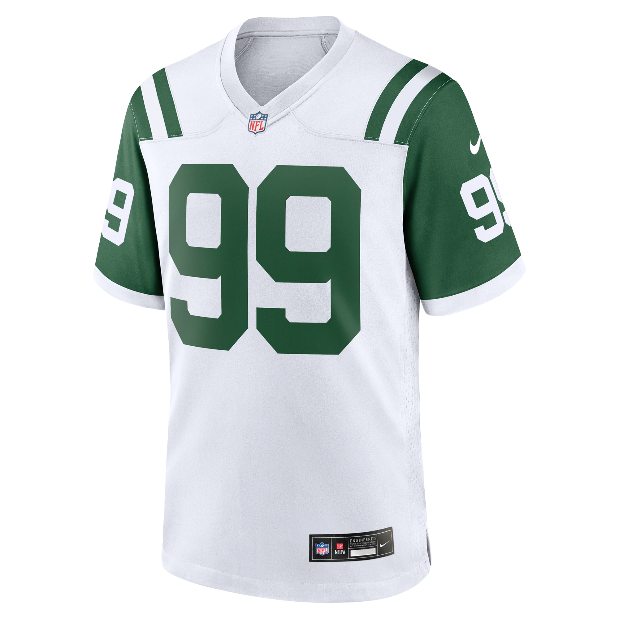Will McDonald IV New York Jets Nike Classic Alternate Game Jersey – White Clowdercats