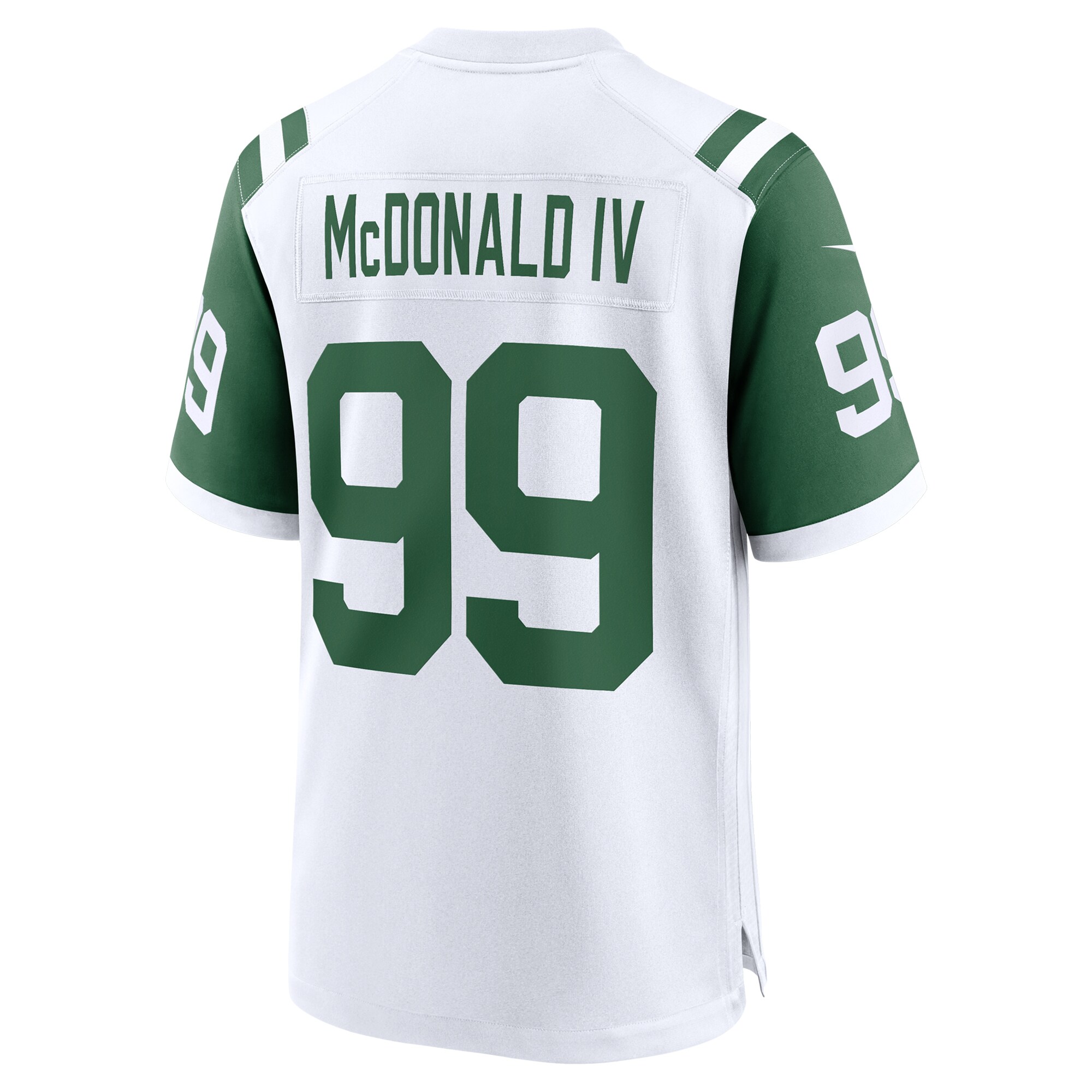 Will McDonald IV New York Jets Nike Classic Alternate Game Jersey – White Clowdercats
