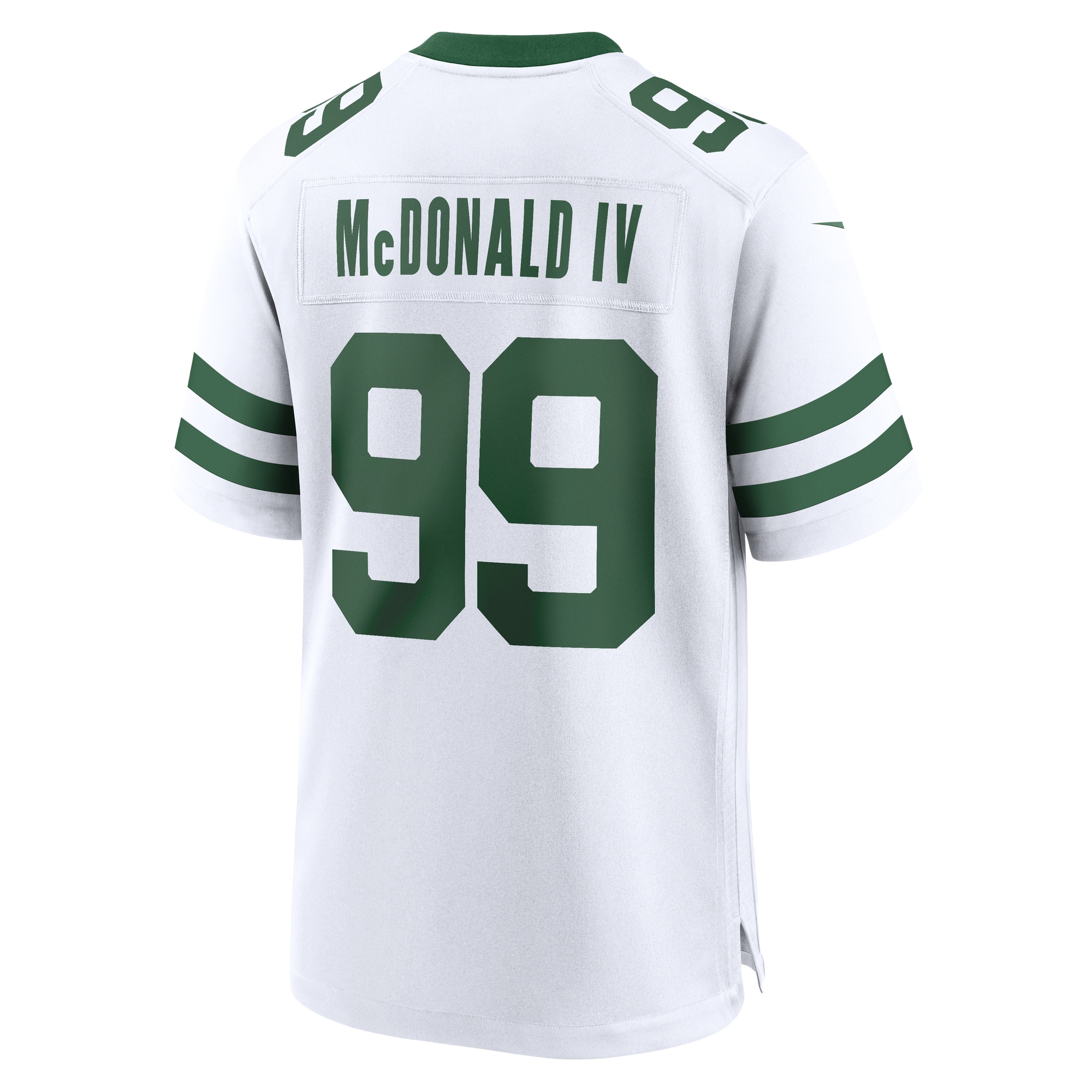 Will McDonald IV New York Jets Nike Game Jersey – Legacy White Clowdercats