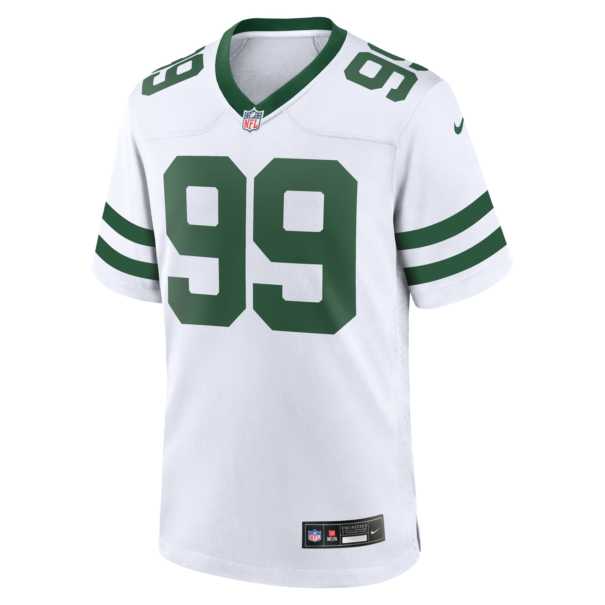 Will McDonald IV New York Jets Nike Game Jersey – Legacy White Clowdercats