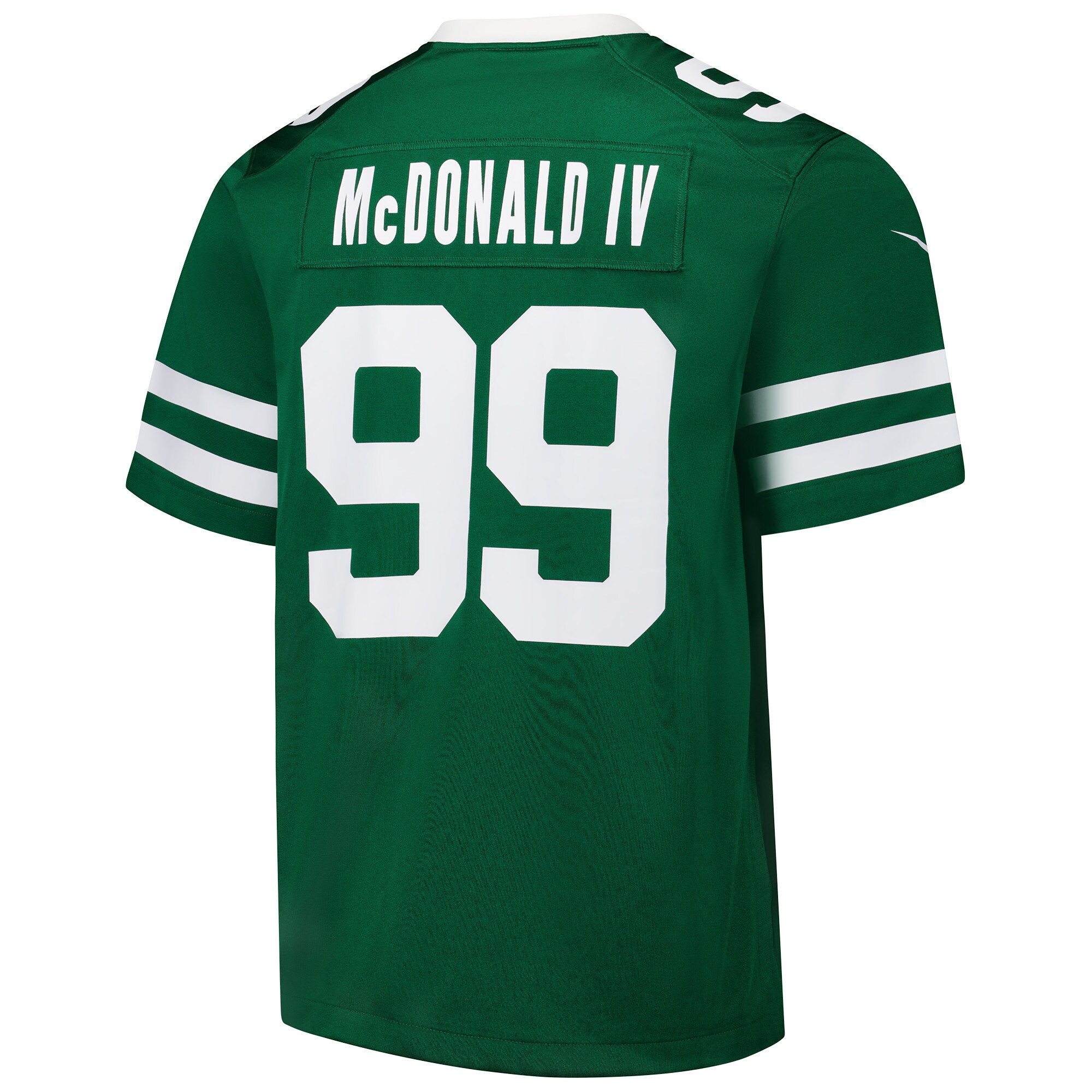 Will McDonald IV New York Jets Nike Team Game Jersey – Legacy Green Clowdercats