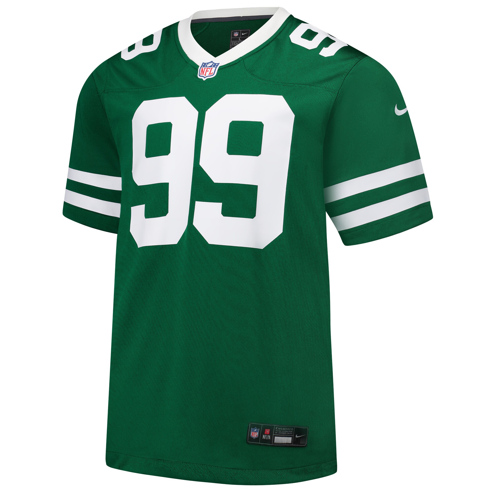 Will McDonald IV New York Jets Nike Team Game Jersey – Legacy Green Clowdercats