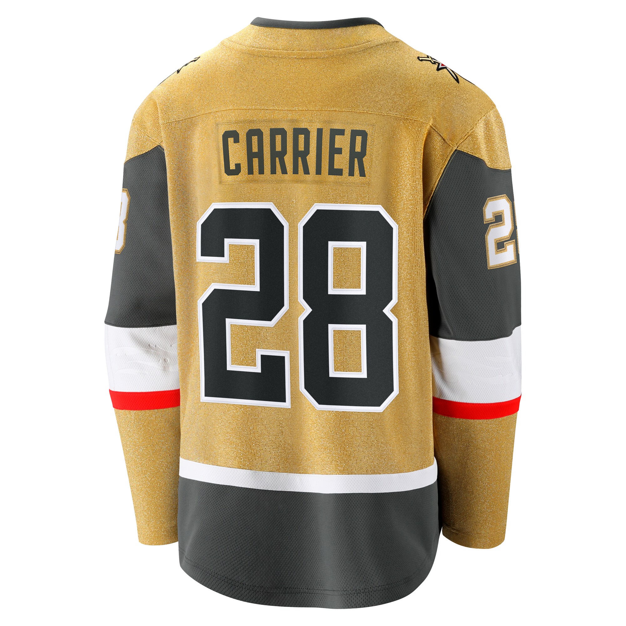 William Carrier Vegas Golden Knights Fanatics Home Breakaway Jersey – Gold Clowdercats
