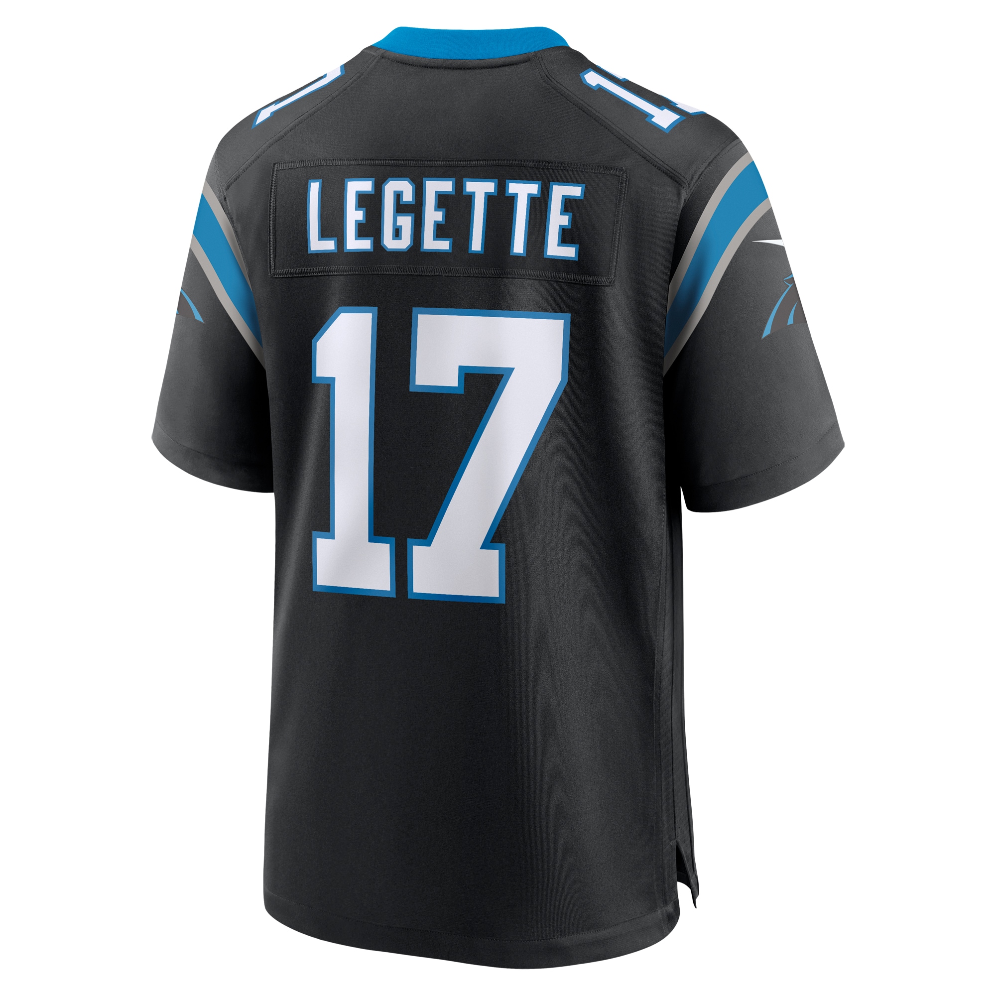Xavier Legette Carolina Panthers Nike 2024 NFL First Round Pick Game Player Jersey – Black Clowdercats