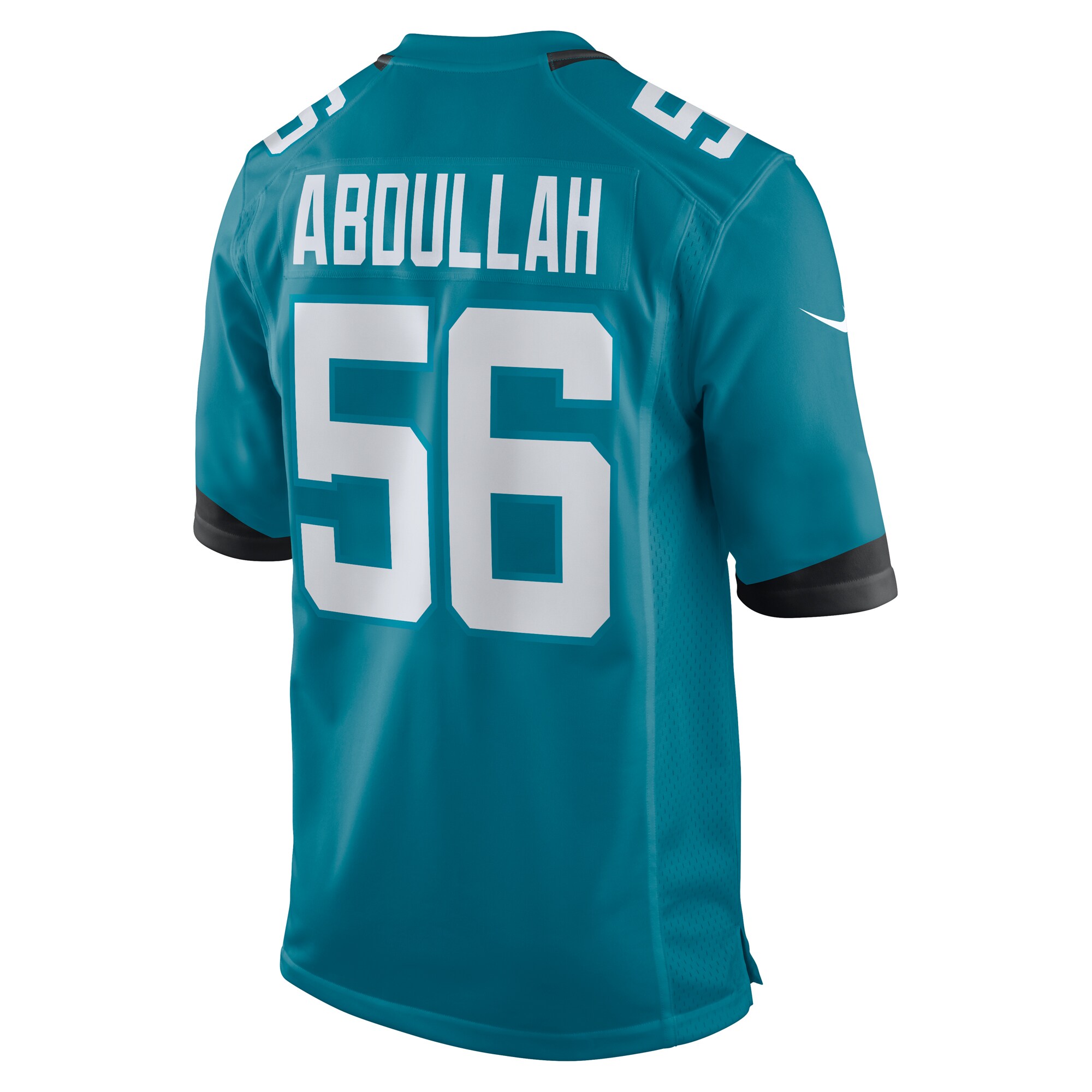 Yasir Abdullah Jacksonville Jaguars Nike Team Game Jersey – Teal Clowdercats