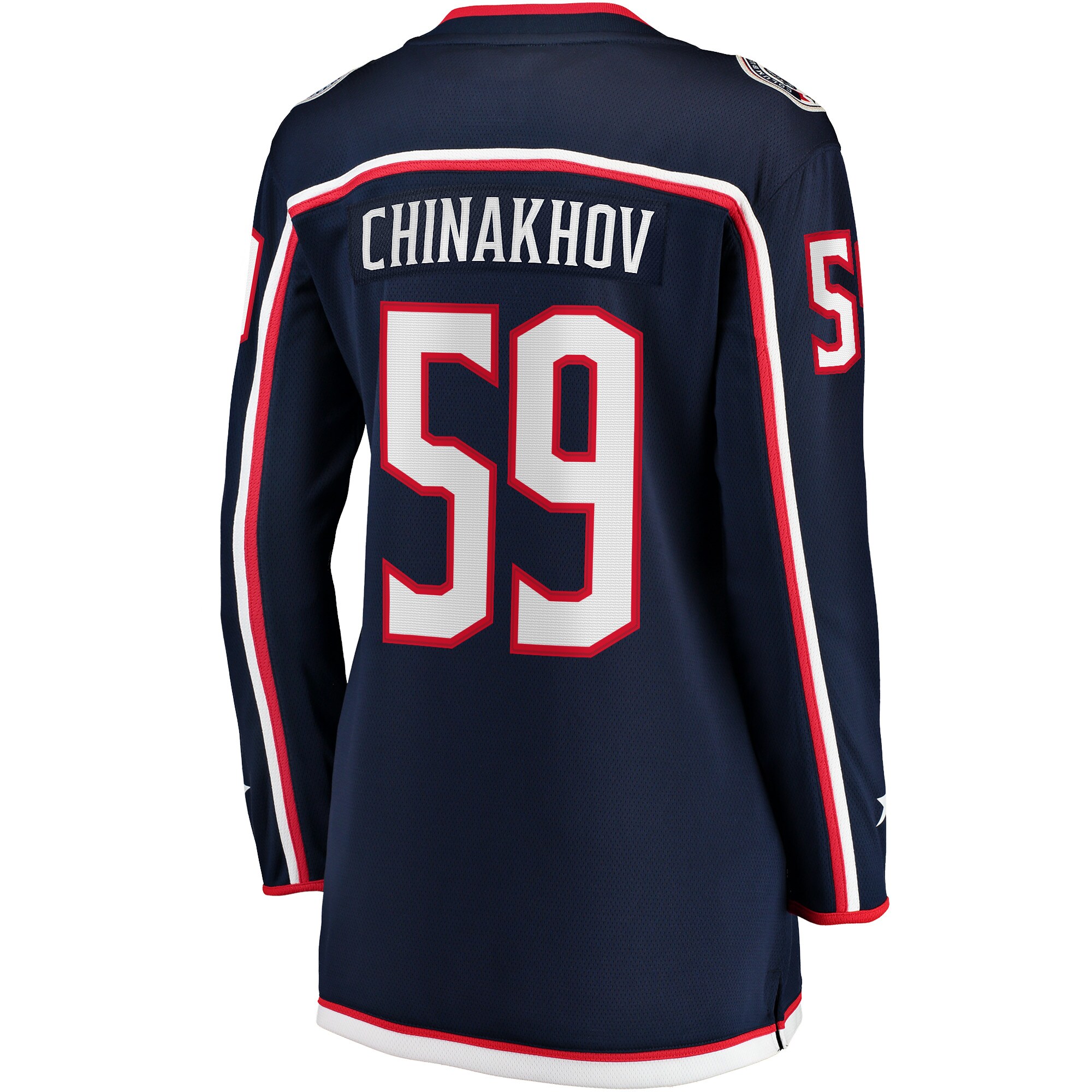Yegor Chinakhov Columbus Blue Jackets Fanatics Women’s Home Breakaway Player Jersey – Navy Clowdercats