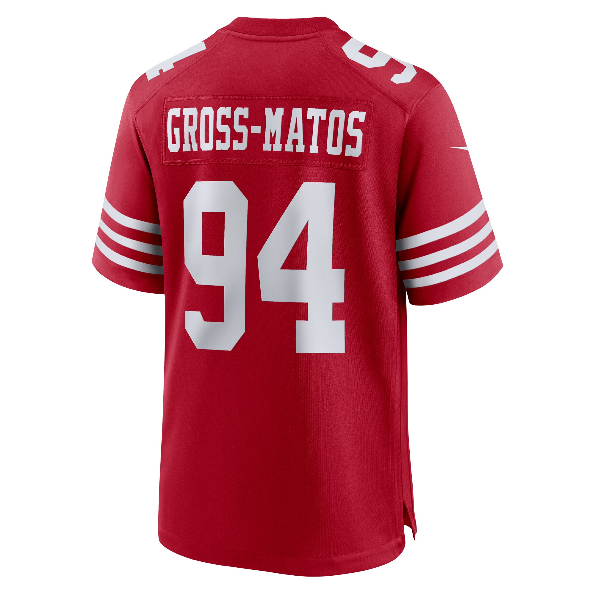 Yetur Gross-Matos San Francisco 49ers Nike Team Game Jersey – Scarlet Clowdercats