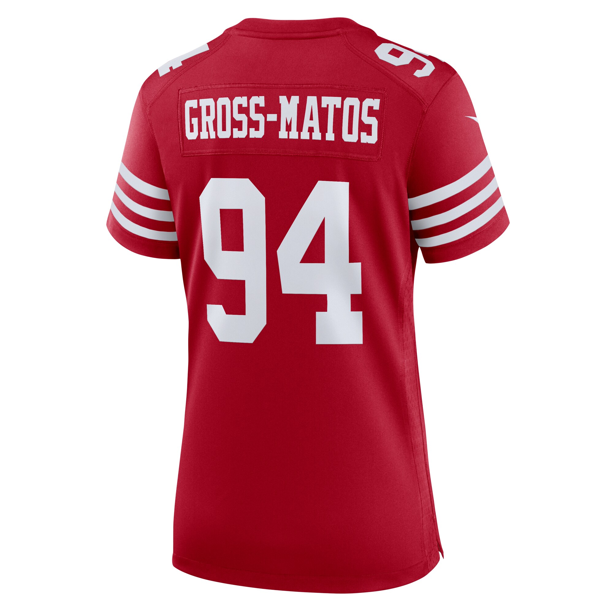 Yetur Gross-Matos San Francisco 49ers Nike Women’s Team Game Jersey – Scarlet Clowdercats