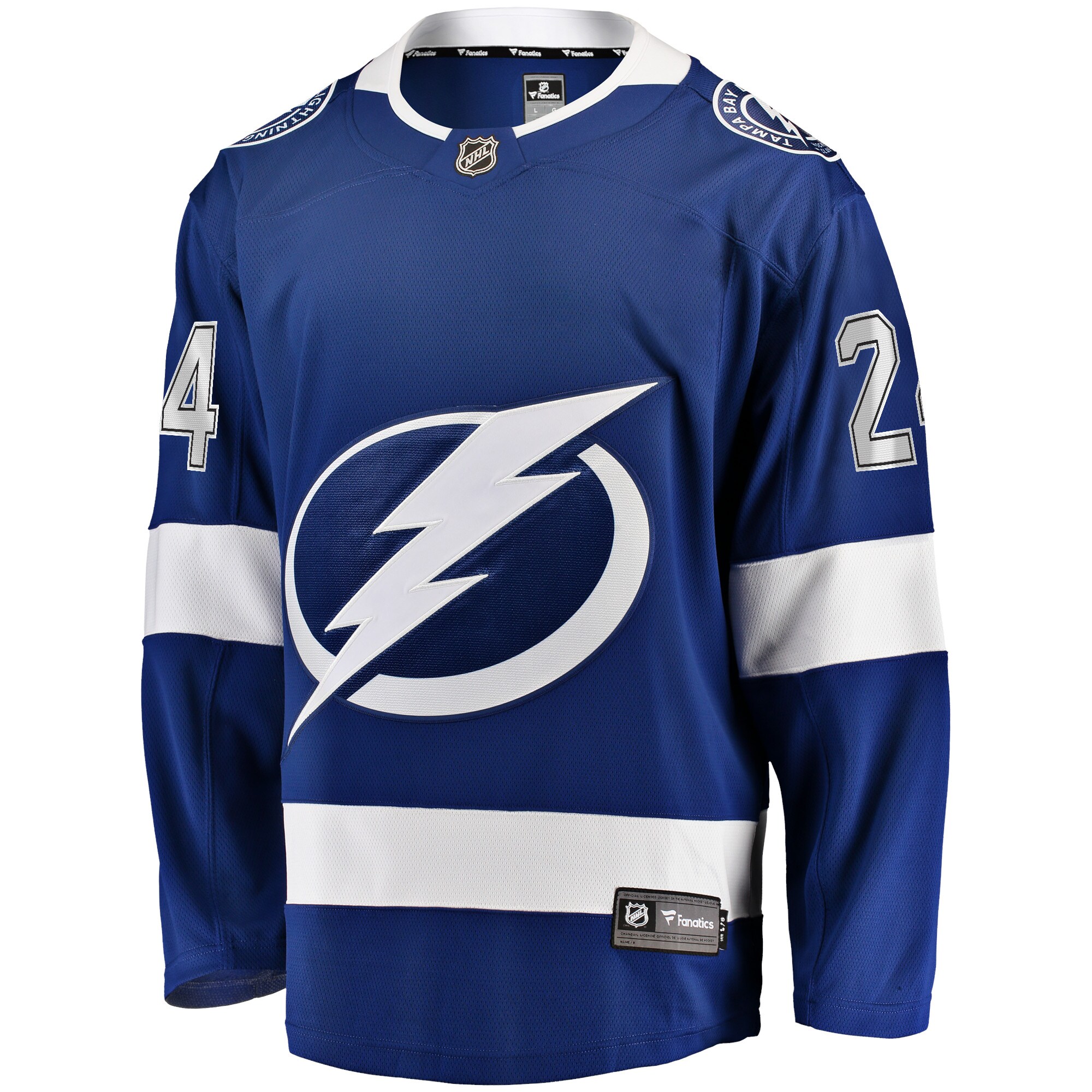 Zach Bogosian Tampa Bay Lightning Fanatics Home Breakaway Player Jersey – Blue Clowdercats