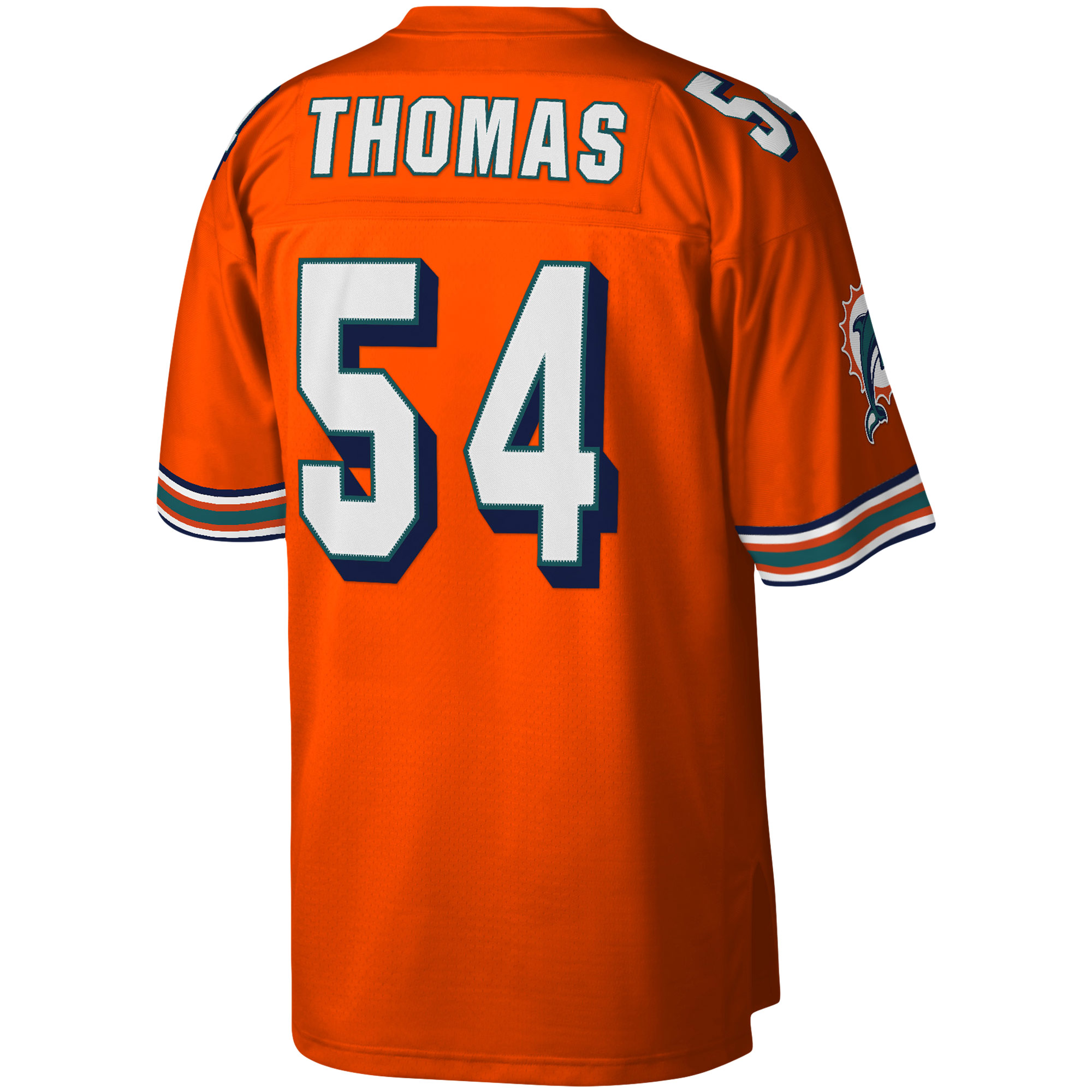 Zach Thomas Miami Dolphins Mitchell & Ness Legacy Replica Jersey – Orange Clowdercats