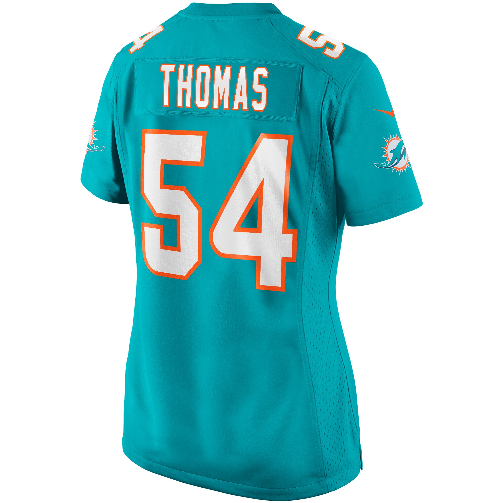 Zach Thomas Miami Dolphins Nike Women’s Game Retired Player Jersey – Aqua Clowdercats