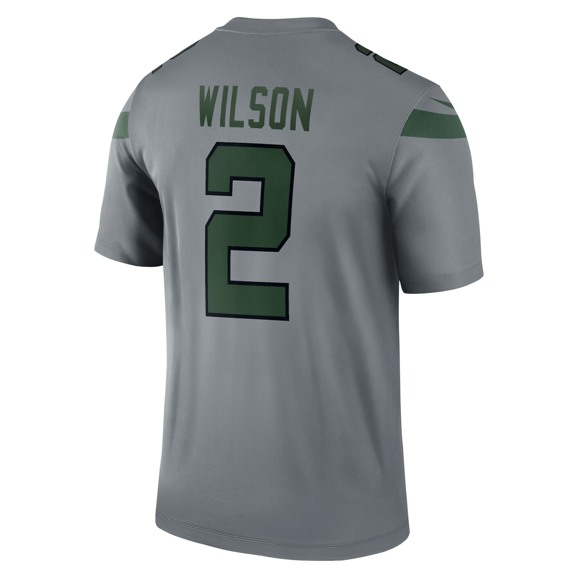 Zach Wilson New York Jets Nike Inverted Legend Player Performance Top – Gray Clowdercats