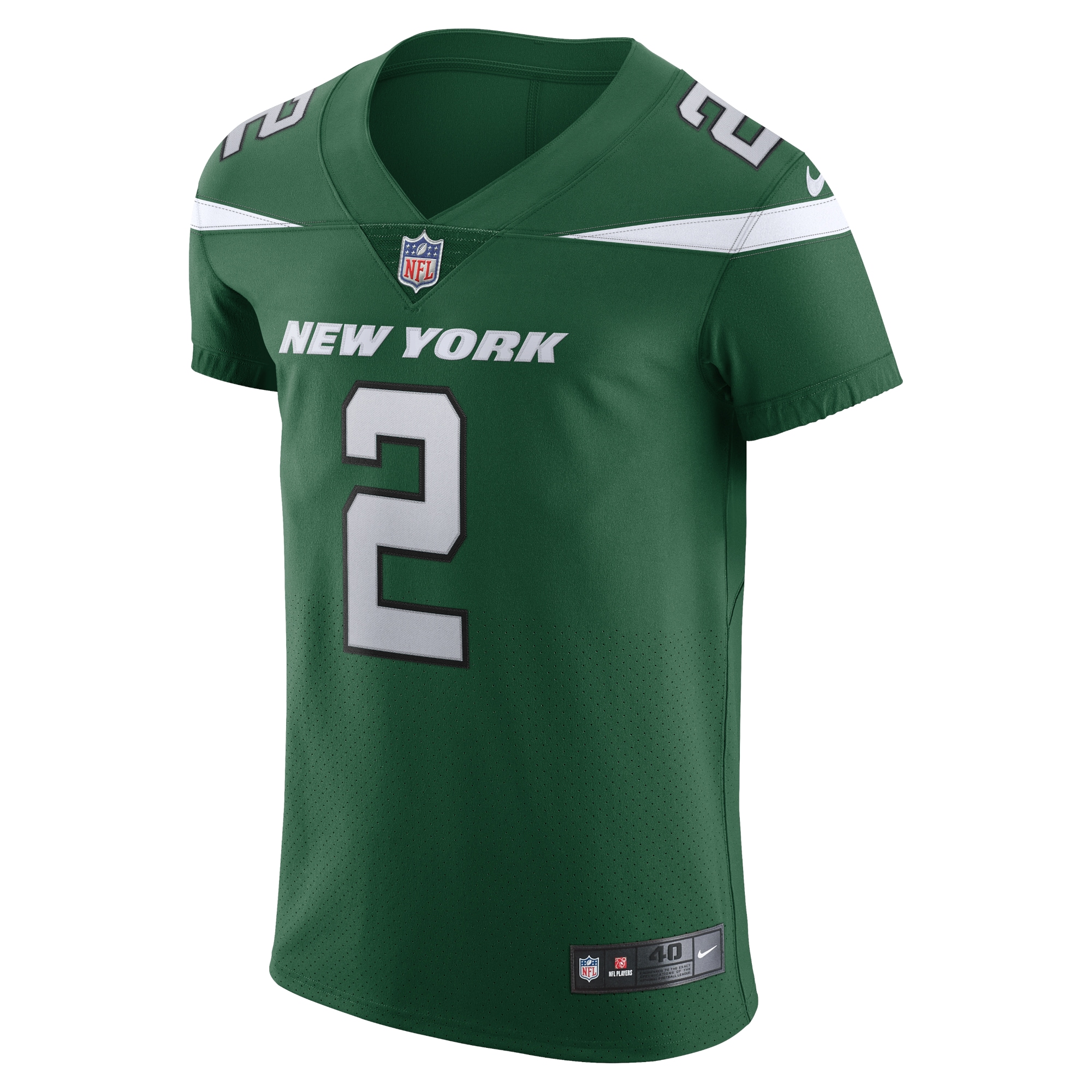 Zach Wilson New York Jets Nike Vapor Elite Jersey – Gotham Green Clowdercats