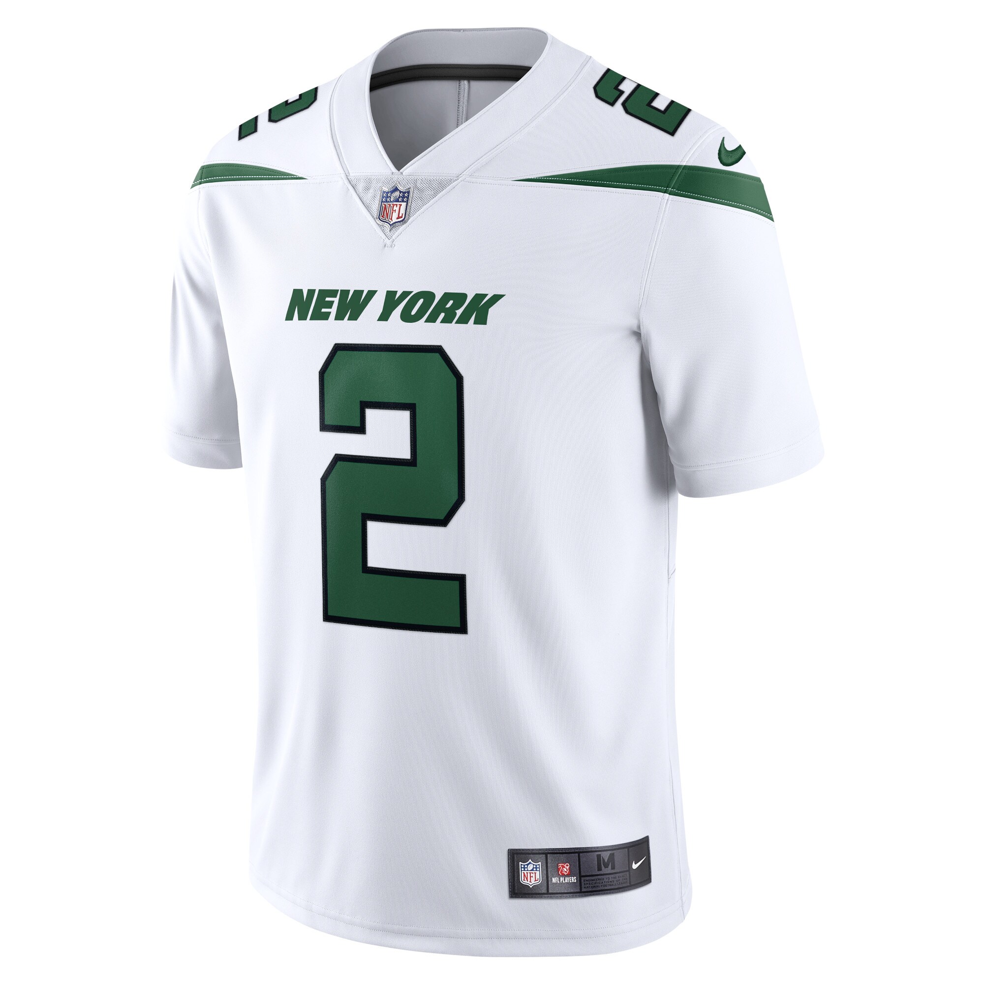 Zach Wilson New York Jets Nike Vapor Limited Jersey – Spotlight White Clowdercats