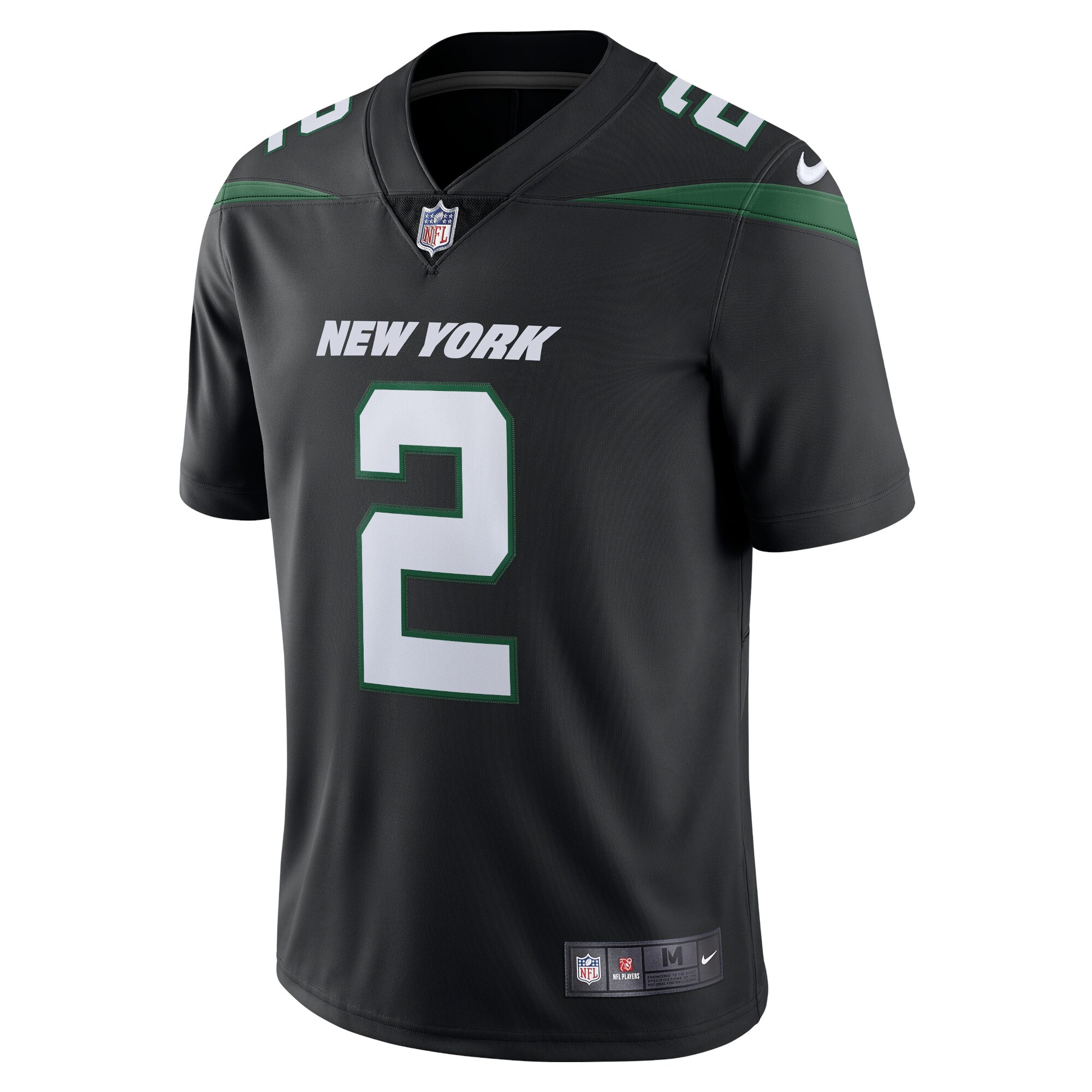 Zach Wilson New York Jets Nike Vapor Limited Jersey – Stealth Black Clowdercats