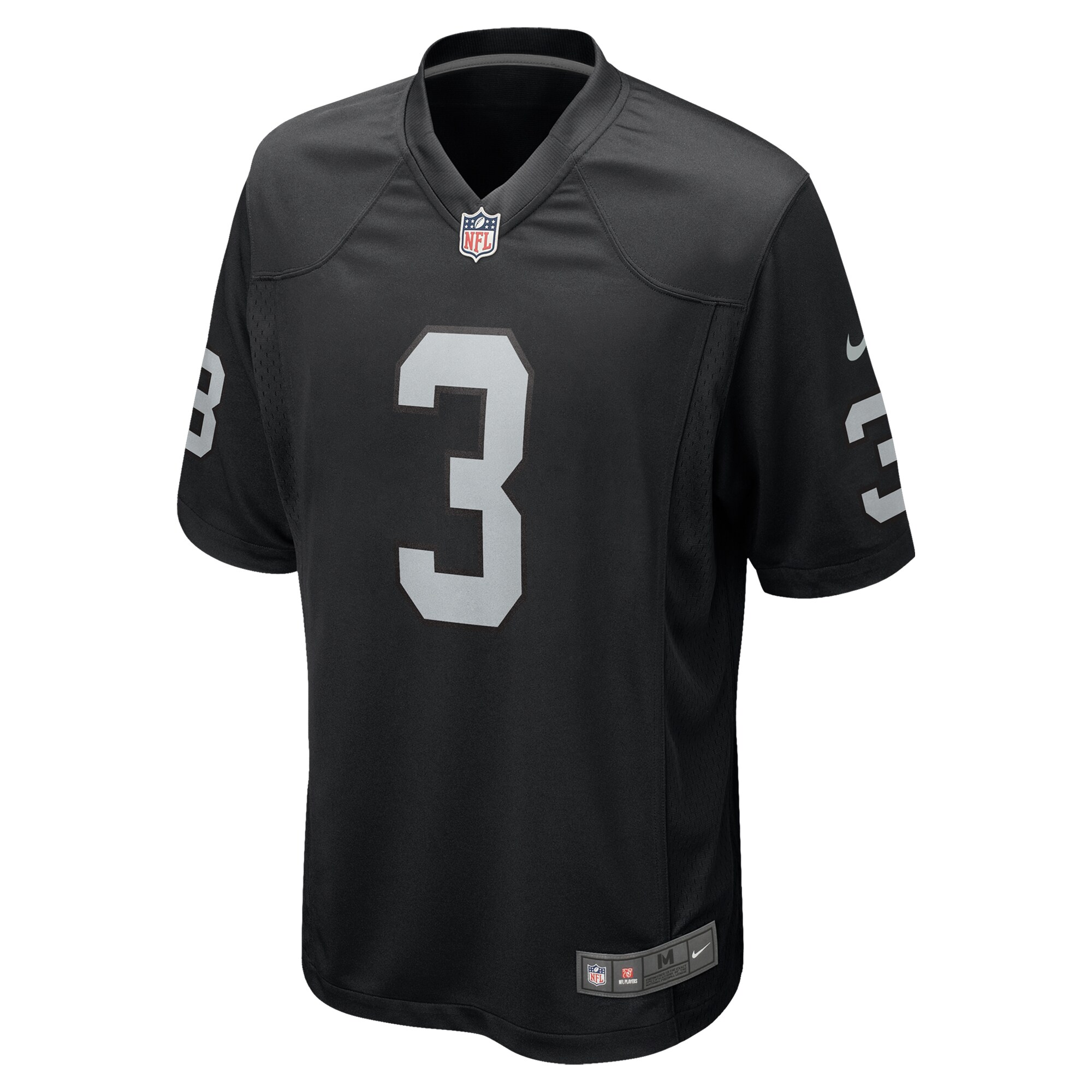 Zamir White Las Vegas Raiders Nike Team Game Jersey – Black Clowdercats