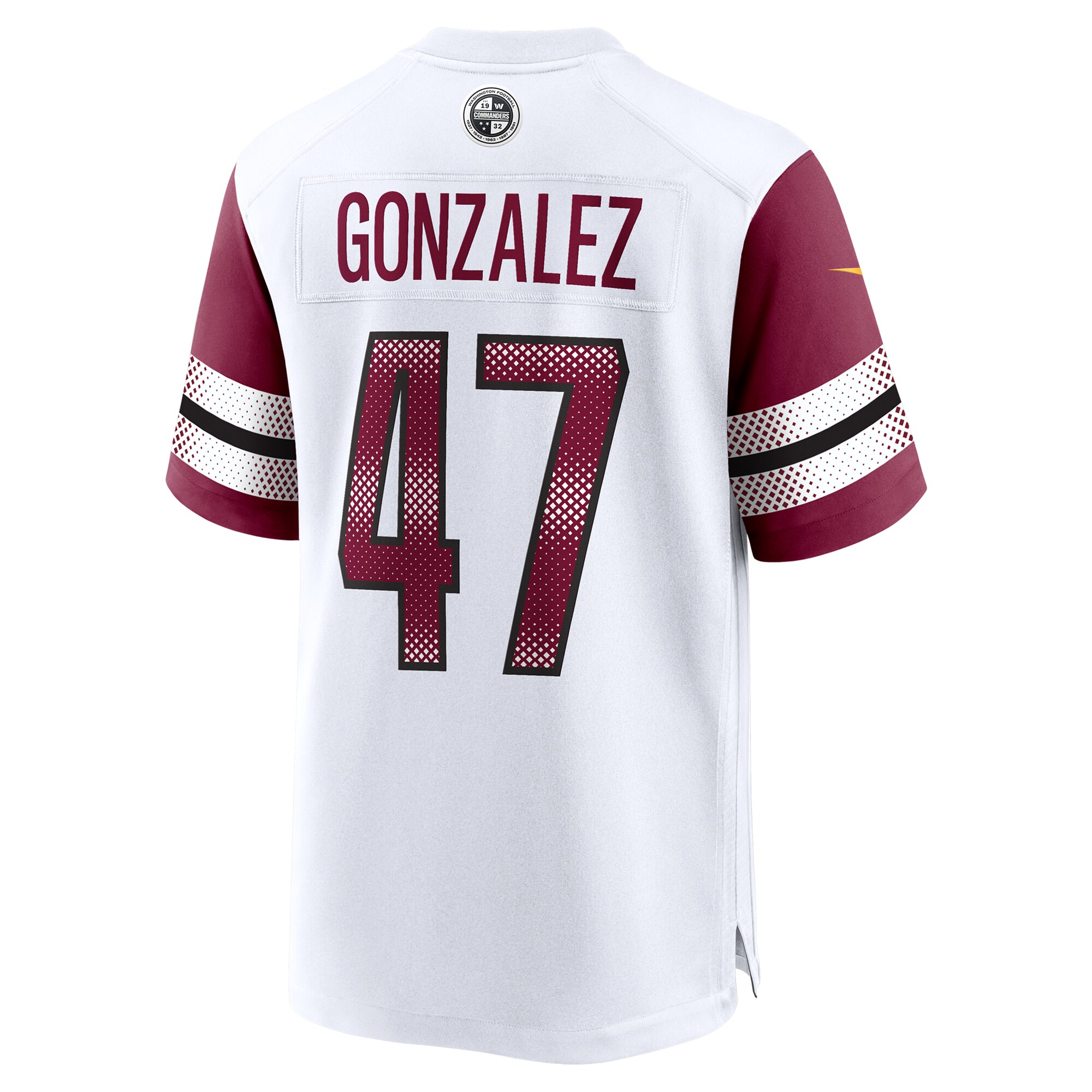 Zane Gonzalez Washington Commanders Nike Game Jersey – White Clowdercats