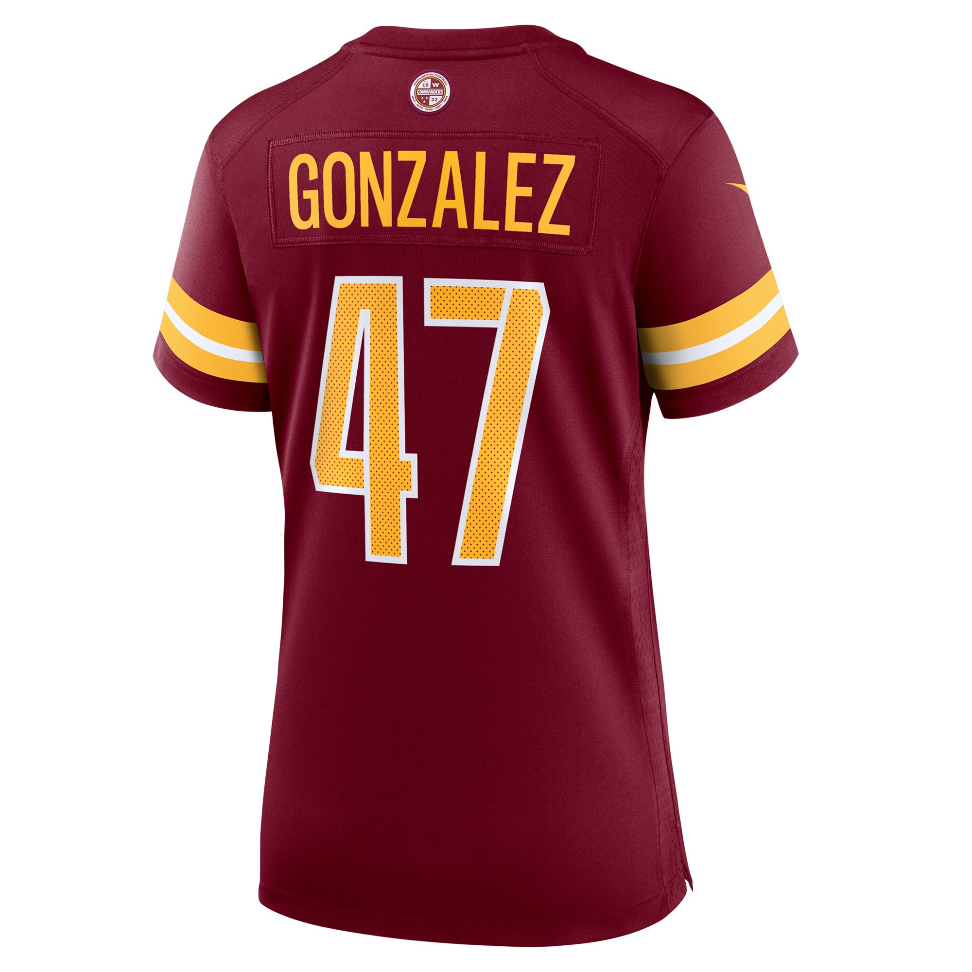 Zane Gonzalez Washington Commanders Nike Women’s Team Game Jersey – Burgundy Clowdercats