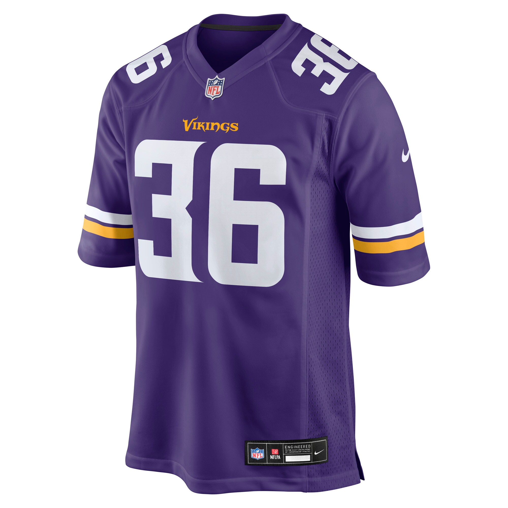 Zavier Scott Minnesota Vikings Nike Team Game Jersey – Purple Clowdercats