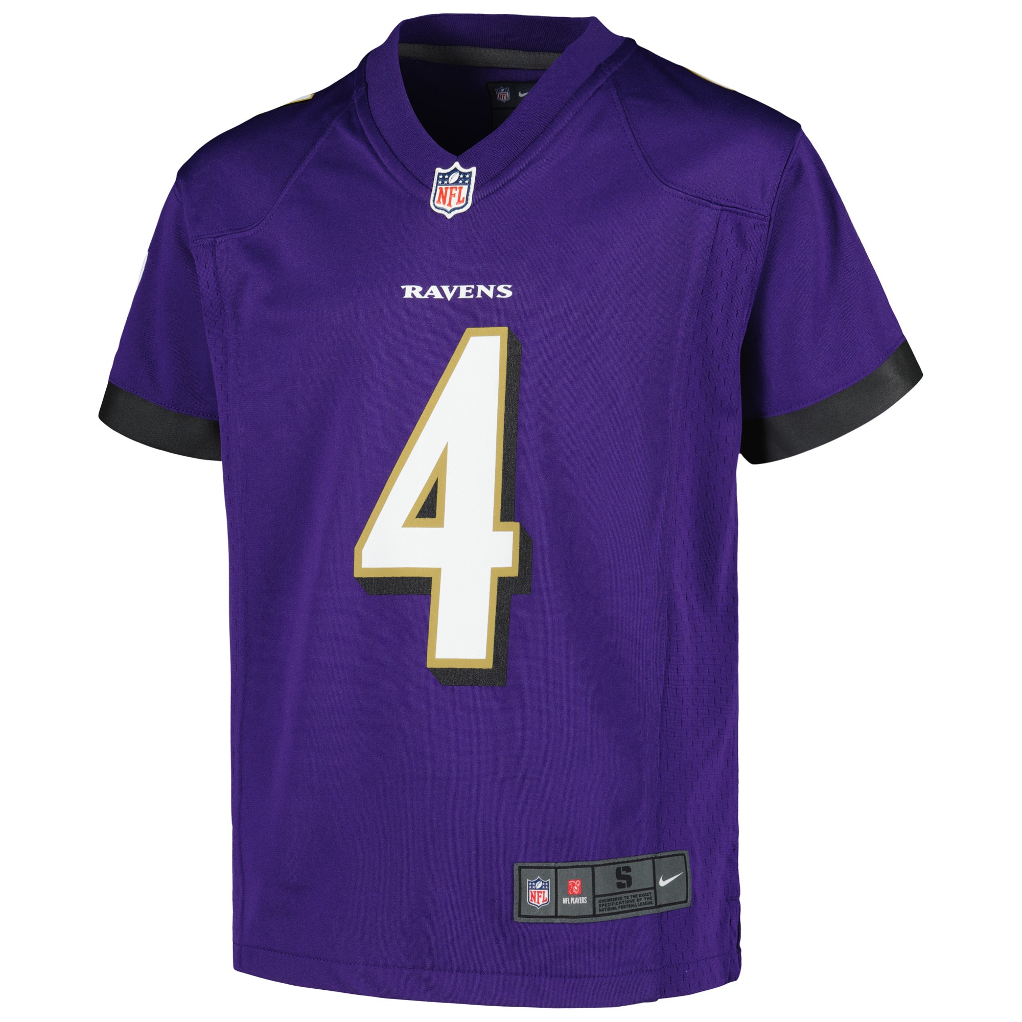 Zay Flowers Baltimore Ravens Nike Youth Game Jersey – Purple Clowdercats