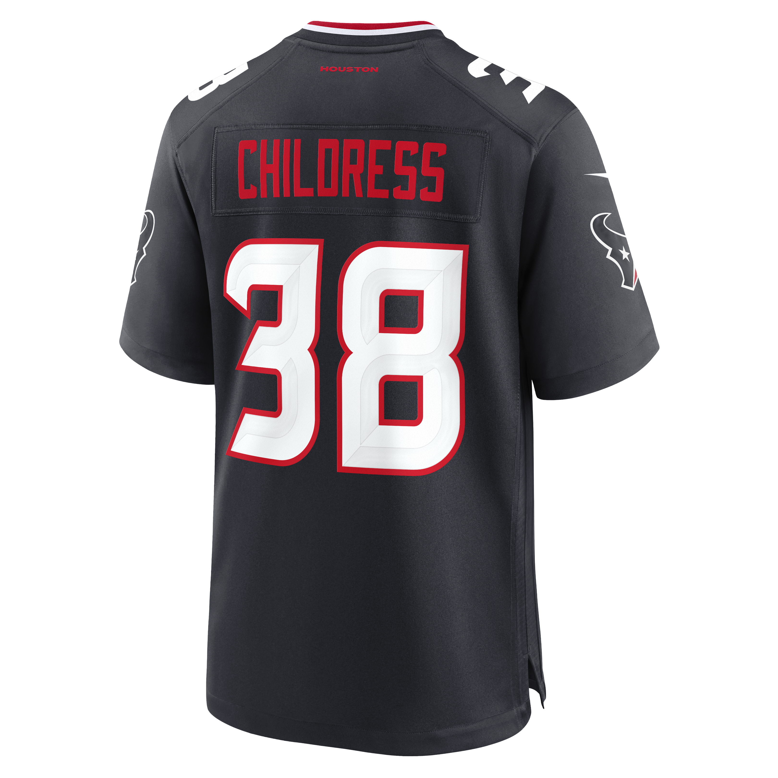 Zion Childress Houston Texans Nike Team Game Jersey – Navy Clowdercats