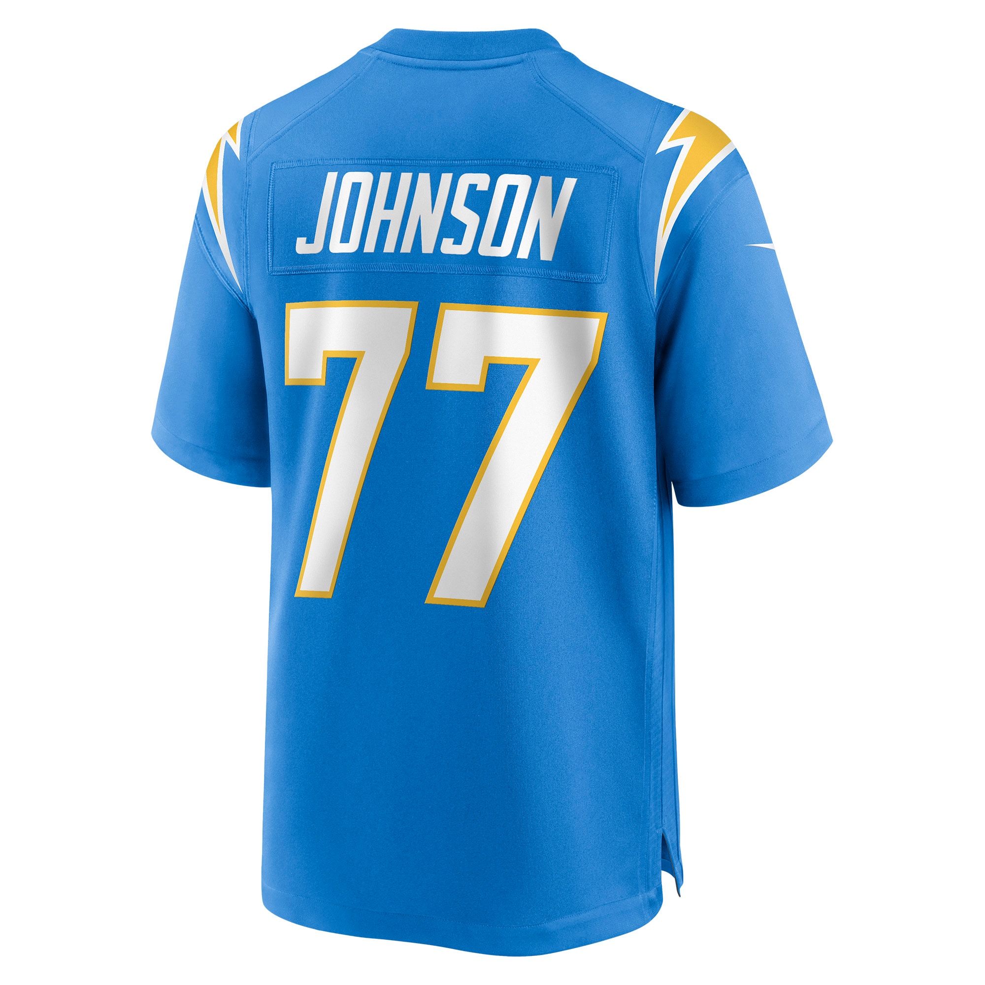 Zion Johnson Los Angeles Chargers Nike Player Game Jersey – Powder Blue Clowdercats